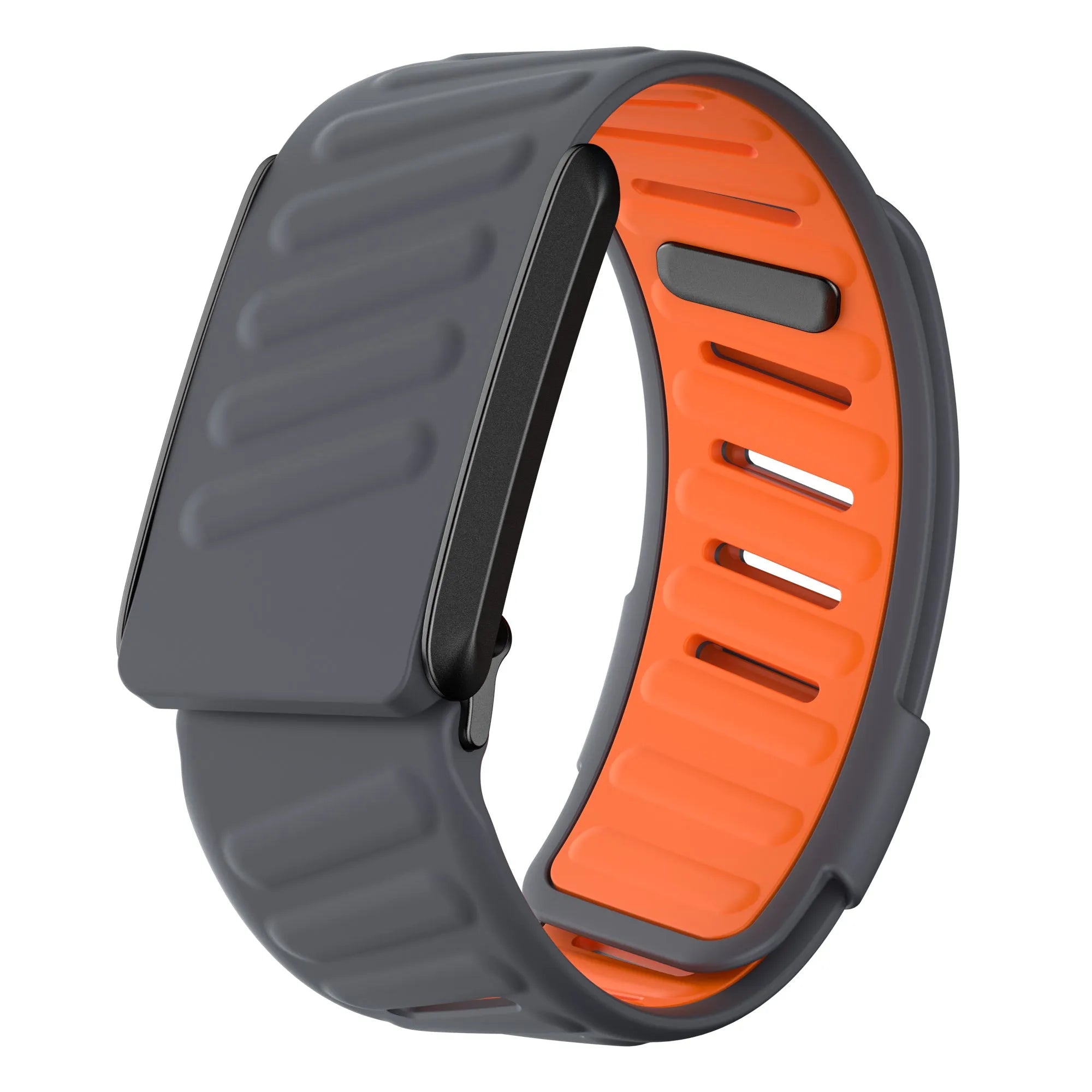 Kompatibel mit Whoop 4.0 Sportarmband (Dunkelgrau/Orange)