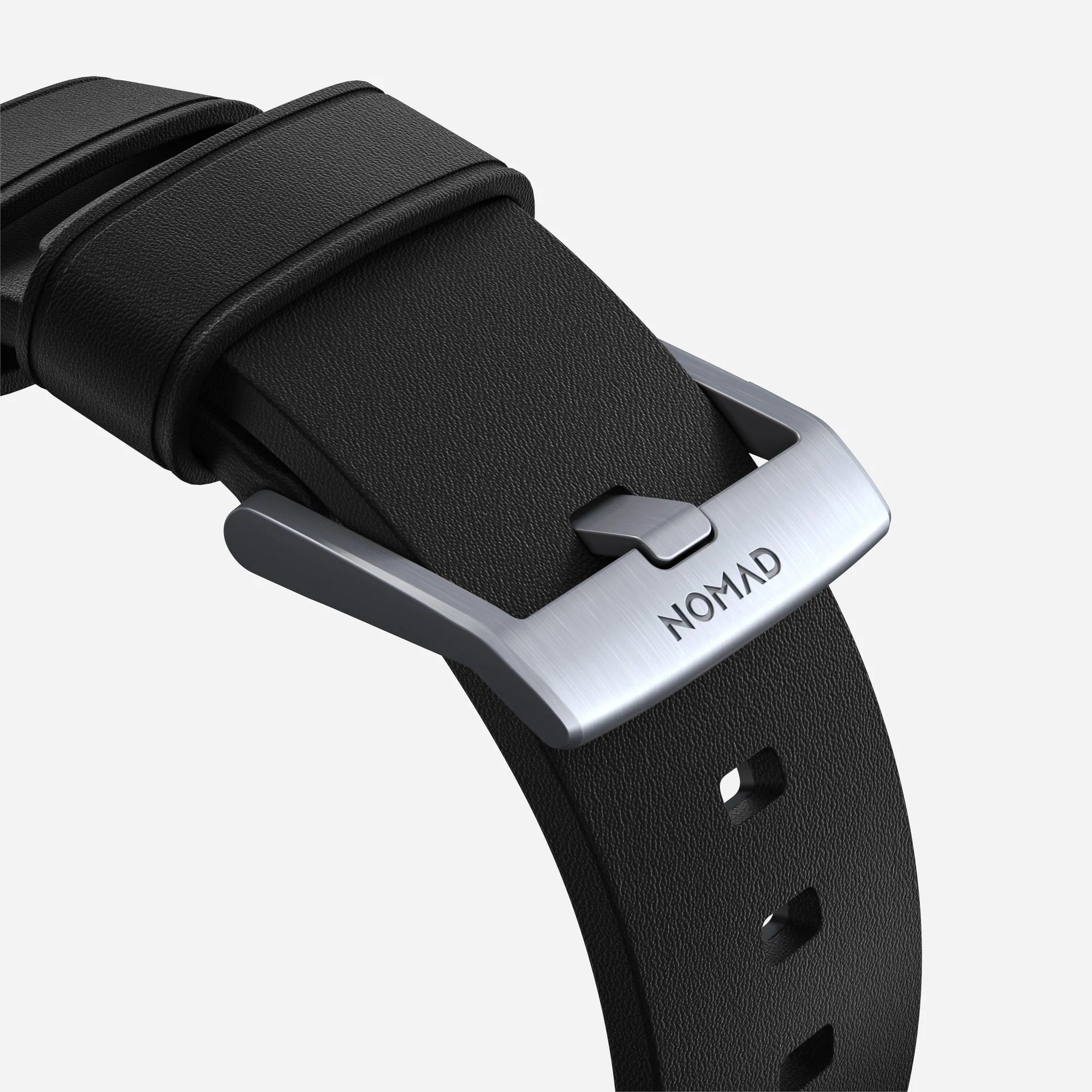 Nomad Active Pro Apple Watch Hybrid Armband (Schwarz/Silber)