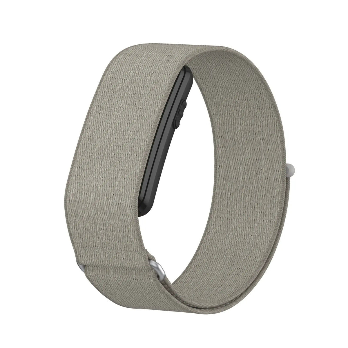 Nylon Strap, beige-grey, without a watch, 3/4 front view