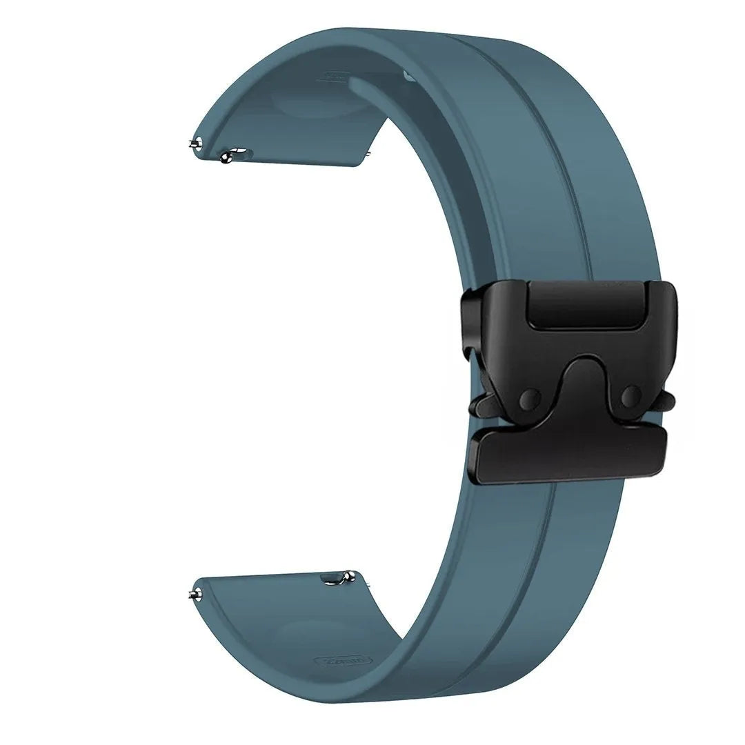 Suunto Race 2 Silikonarmband mit P-Schnalle (GrauBlau)