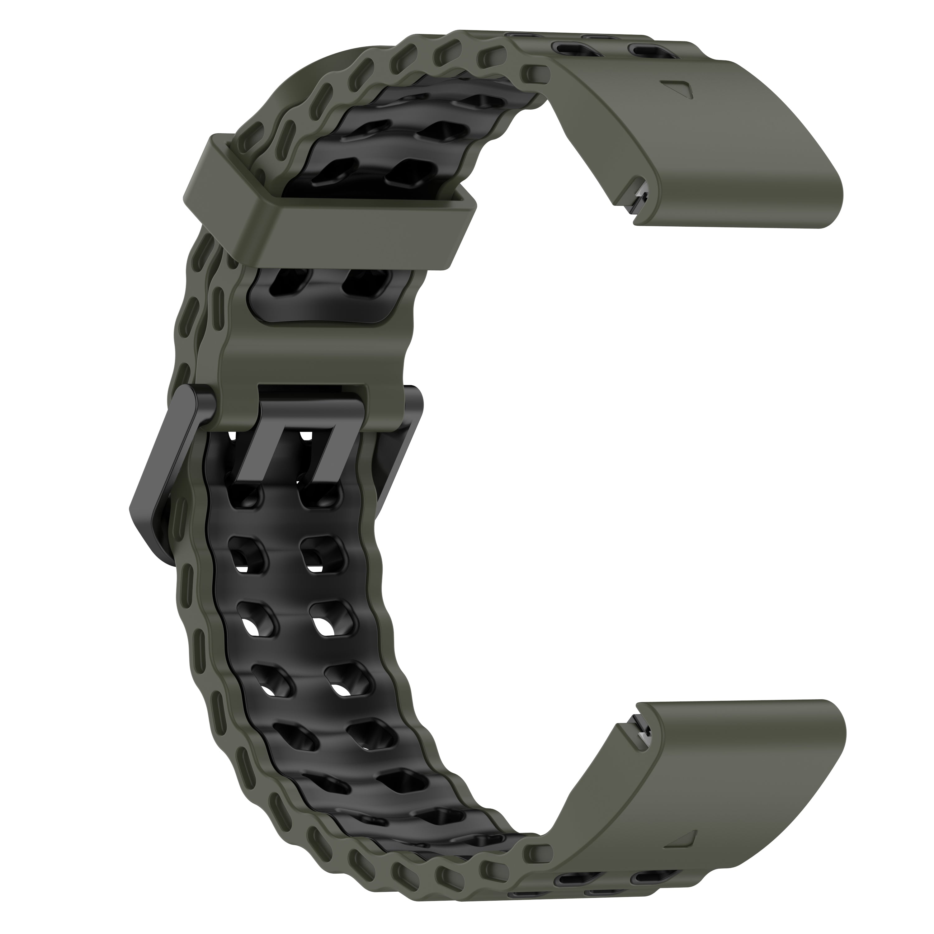 Garmin Tactix 7 Pro Wave Sportarmband (Grün/Schwarz)