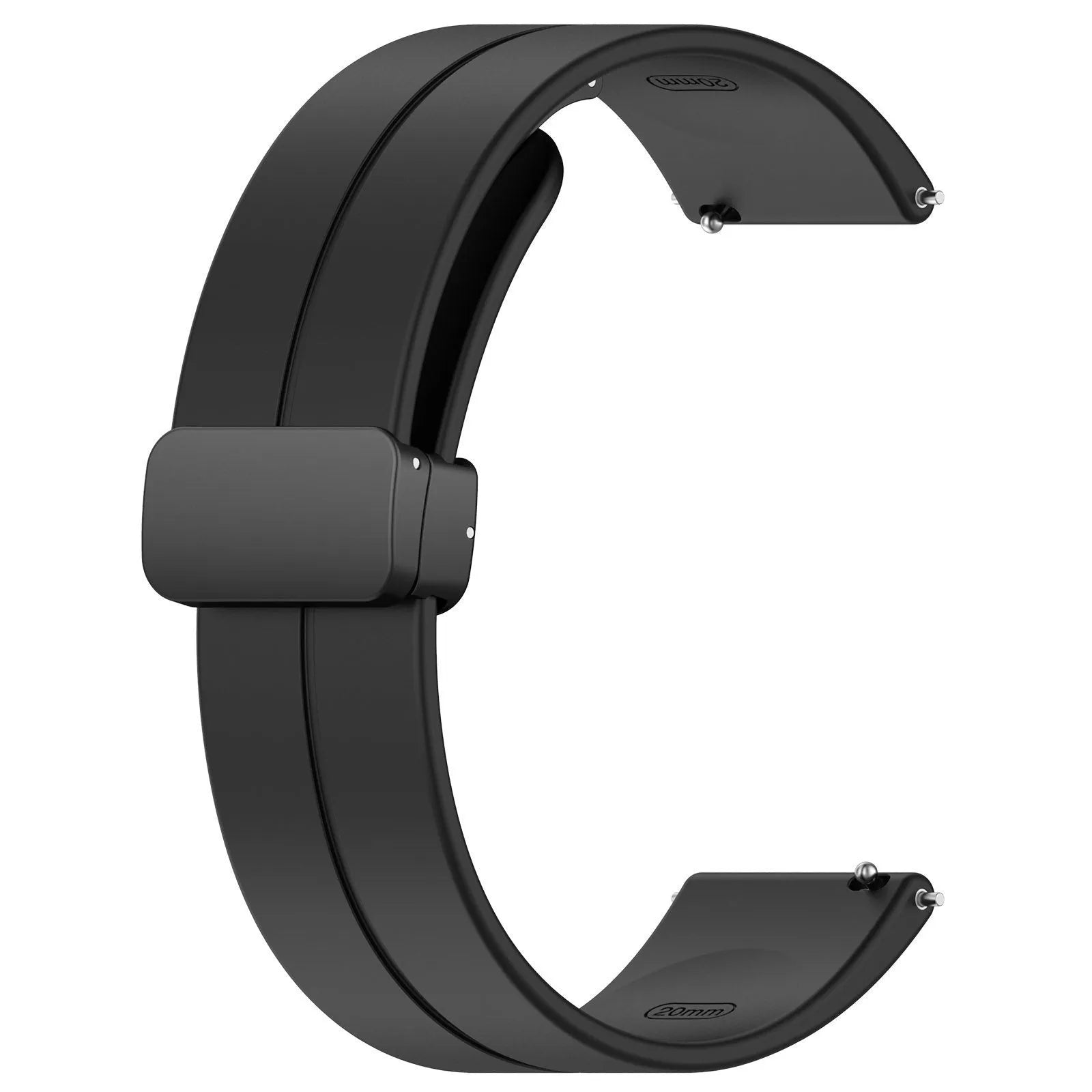 Suunto Race (s) D-Schnalle-Silikonarmband (schwarz)