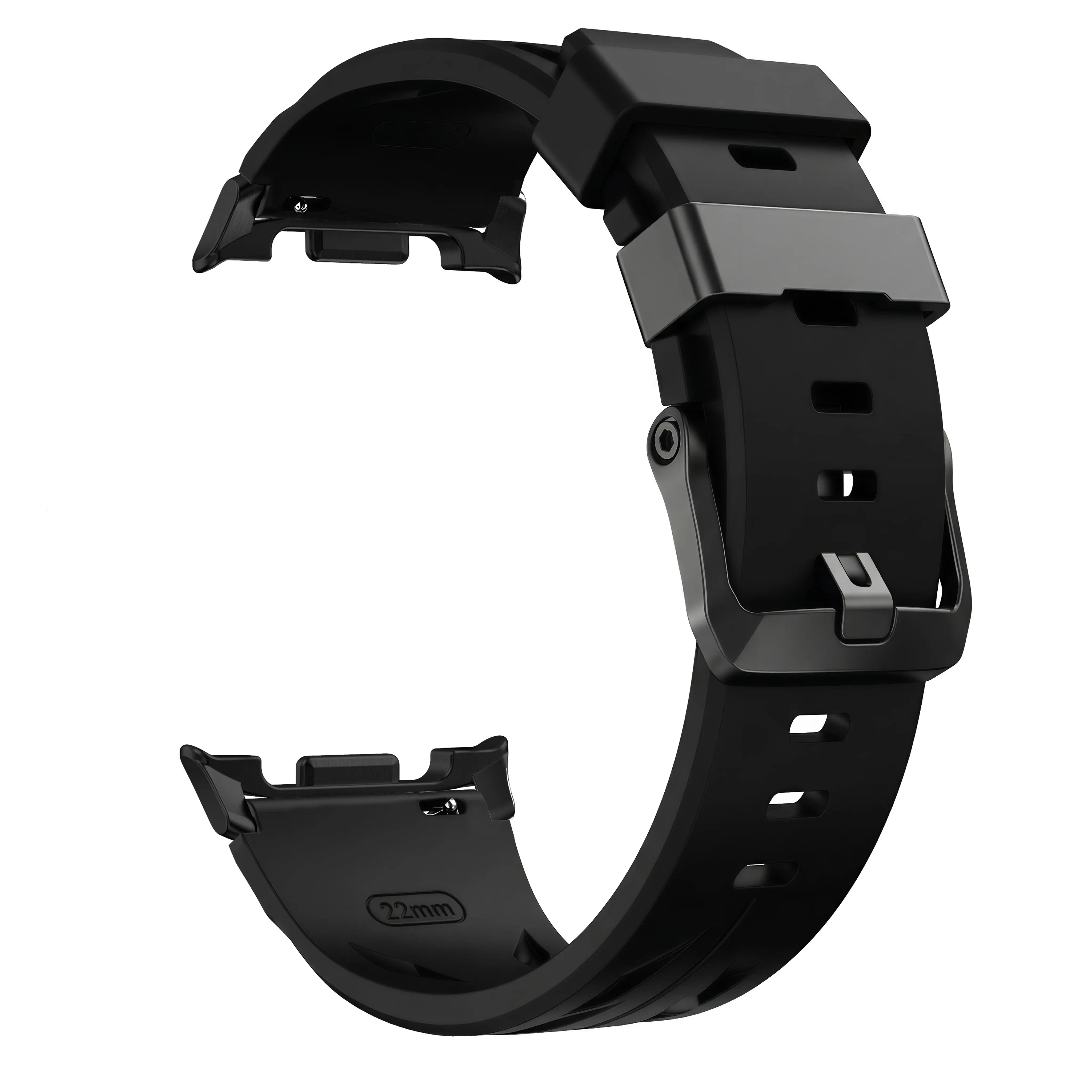 Samsung Galaxy Watch 9 - 44mm Race Silikonarmband (Schwarz)