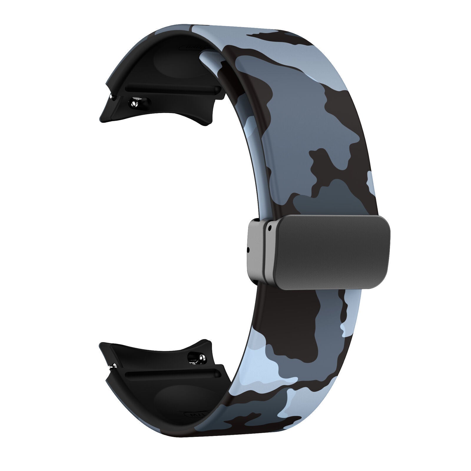 Samsung Galaxy Watch 4 Classic 46mm D-Schnalle Armband Graues Tarnung