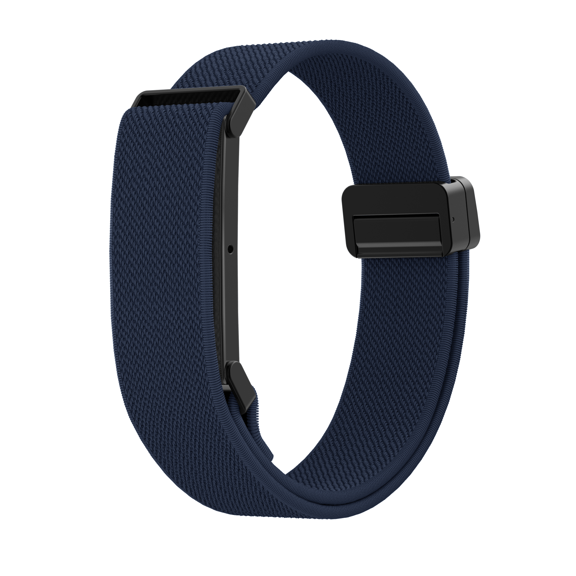 Bandz Fitbit Air Biceps Nylonarmband mit D-Schnalle (Dunkelblau)