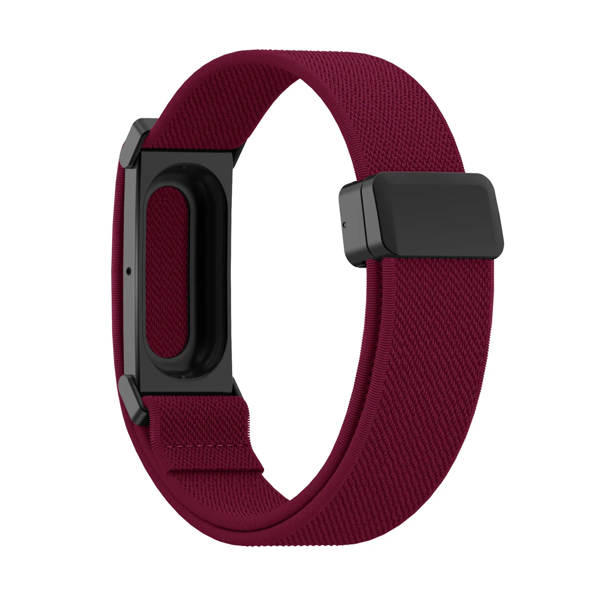 Bandz Fitbit Air Nylonarmband mit D-Schnalle (Weinrot)