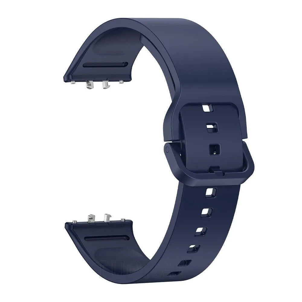 Silicone Strap, dark blue, without a watch, 3/4 front view