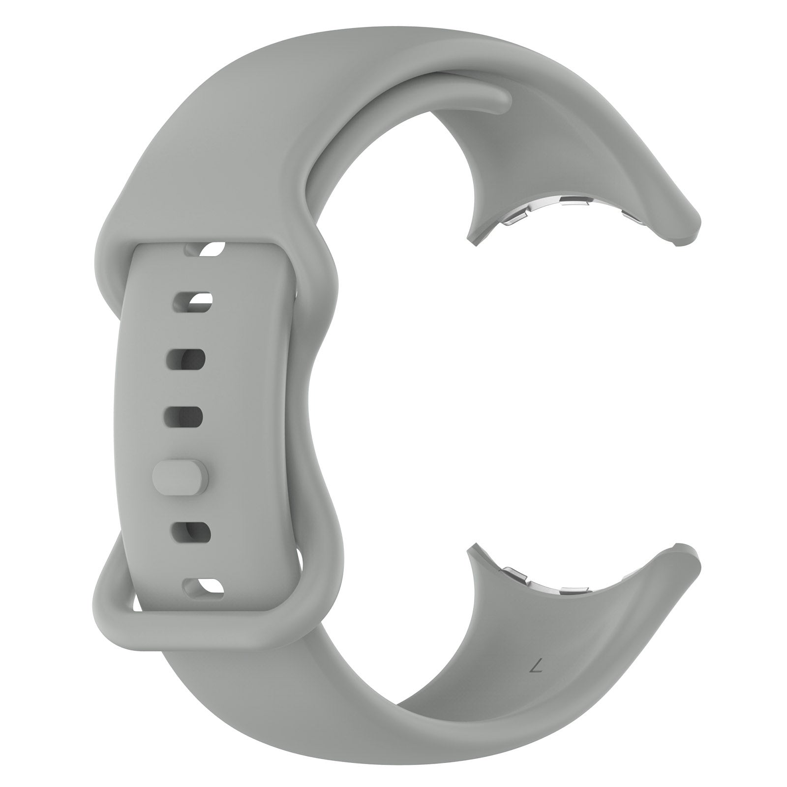 Google Pixel Watch 4 - 45mm Klassisches Silikonarmband (Grau)