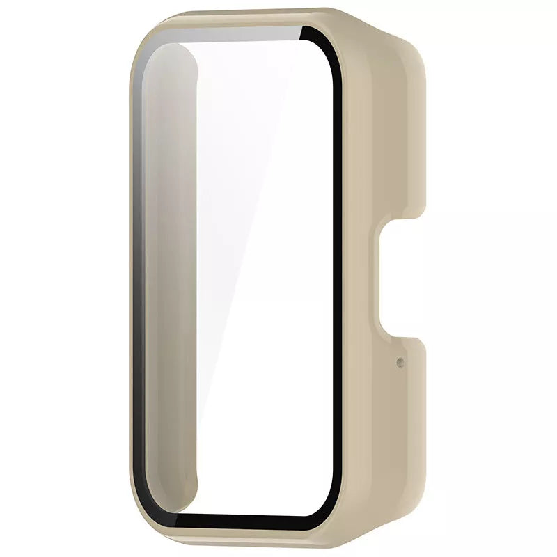 Samsung Galaxy Fit 3 PC Hartschale-Hülle mit Glass (Beige)