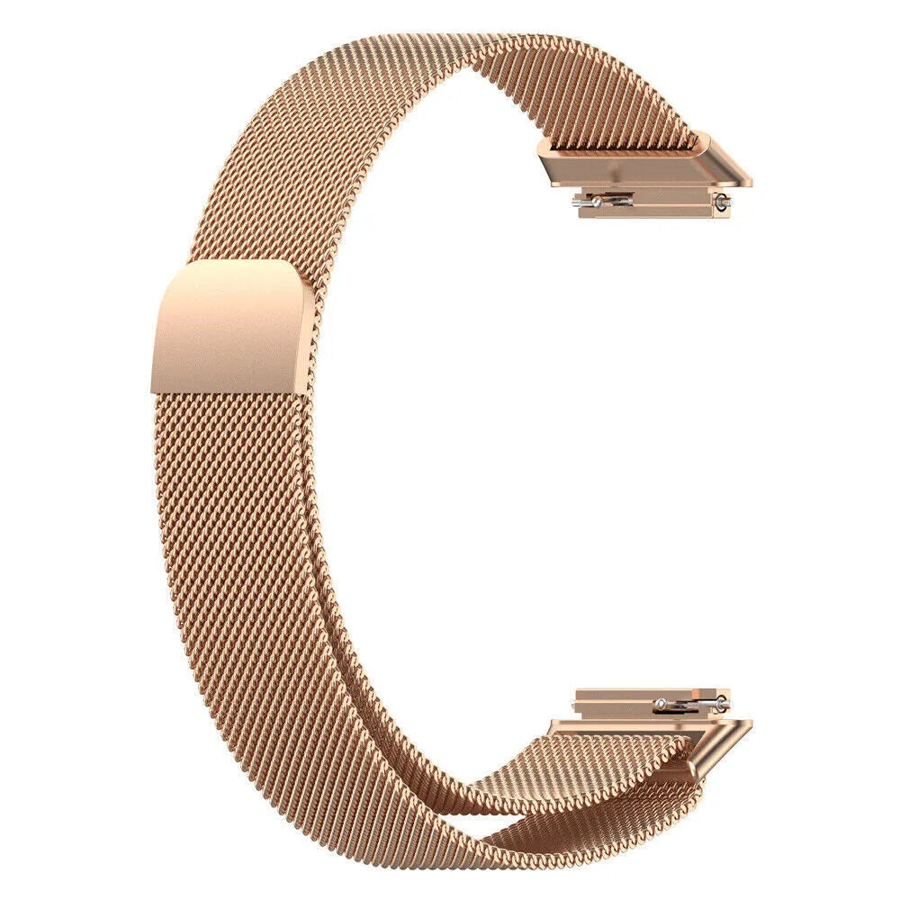 Milanese Strap, rose gold, without a watch, 3/4 front view