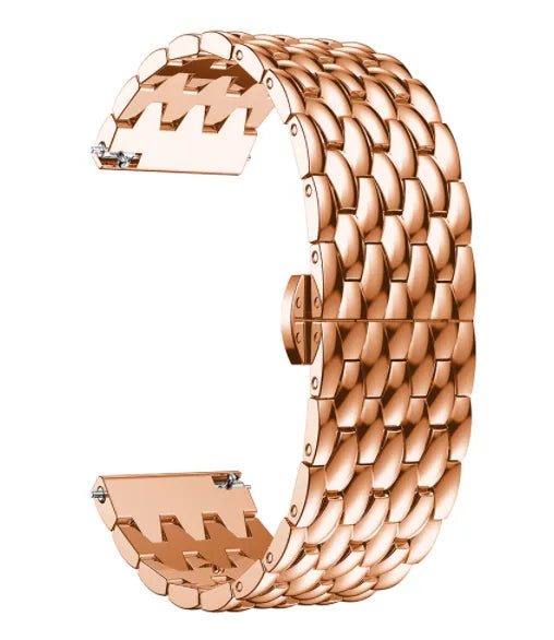 Honor Magic Watch 2 Stahlarmband mit Drachenmuster (Roségold)