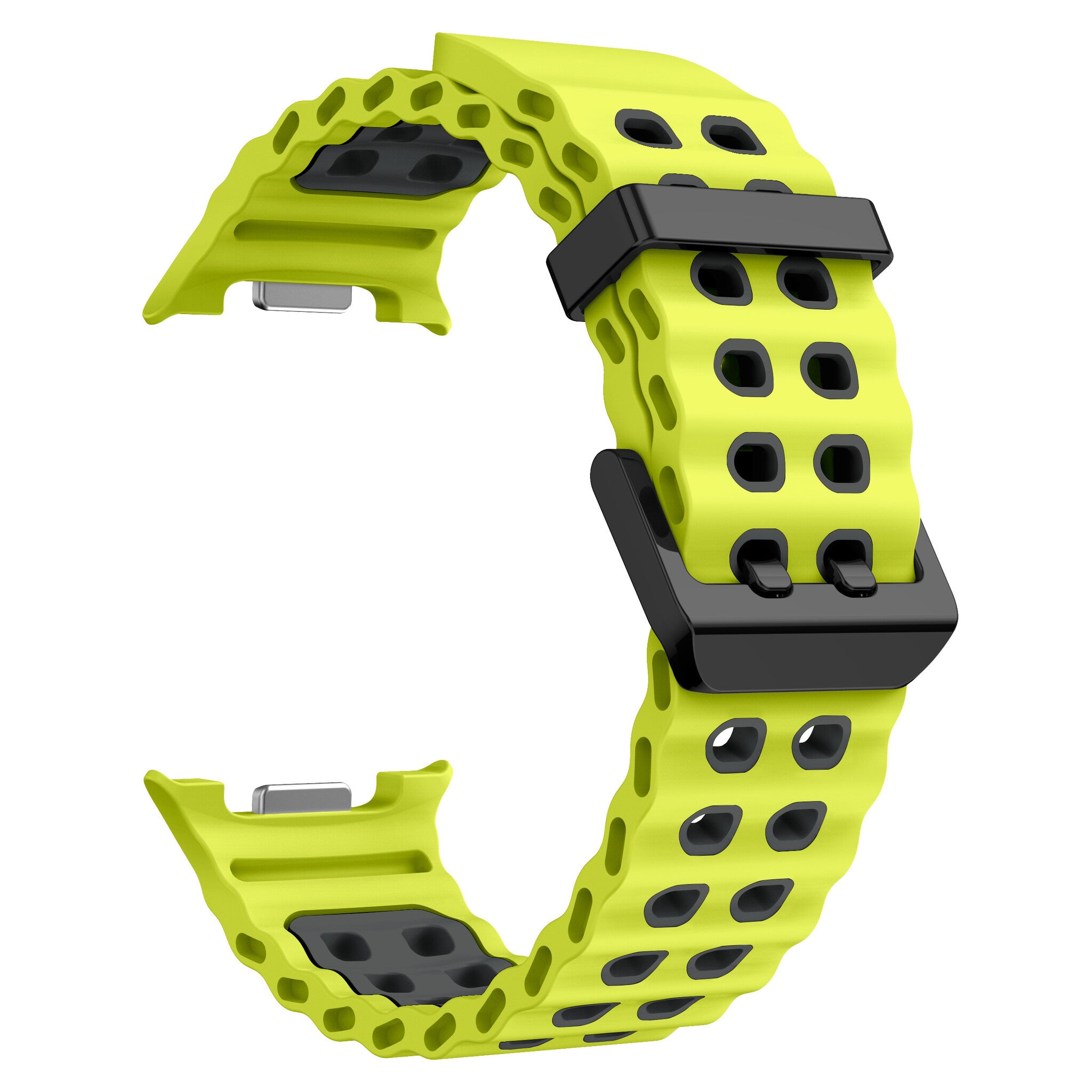 Samsung Galaxy Watch 9 - 44mm Ocean Armband (Limette/Dunkelgrau)