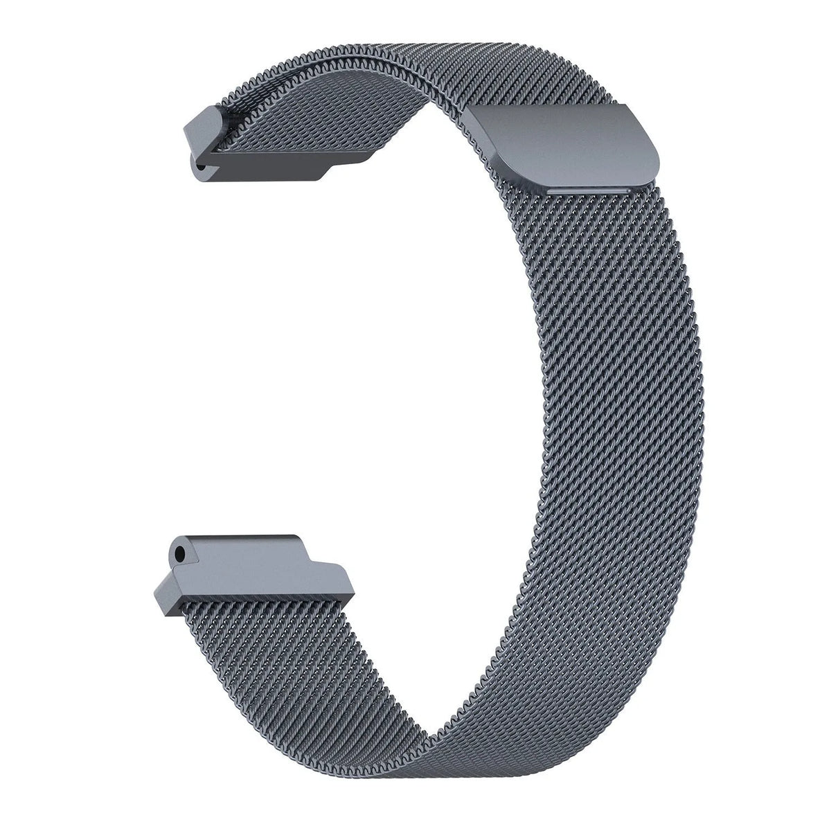 Milanese Strap, space grey, without a watch, 3/4 front view