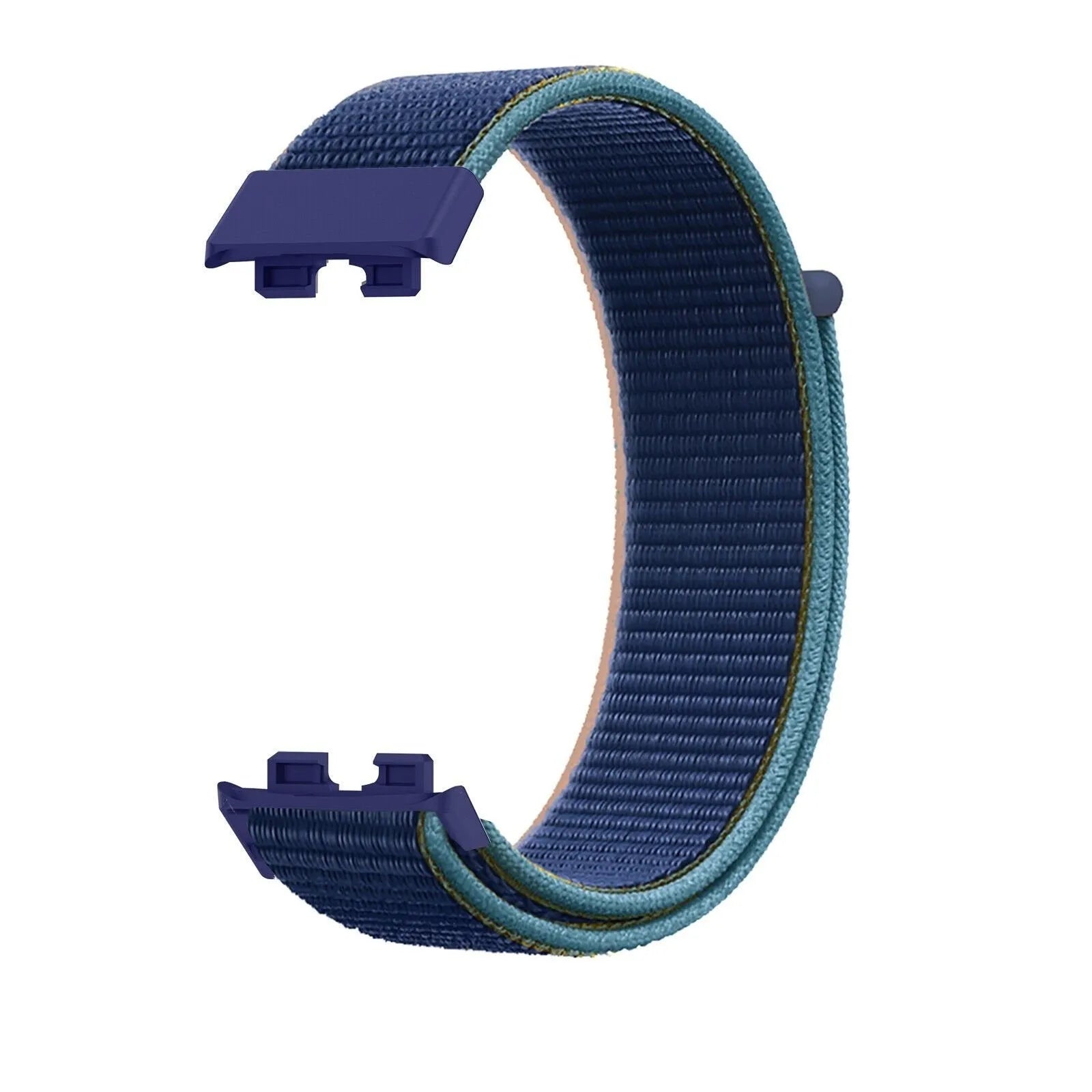 Nylon Strap, dark blue, without a watch, 3/4 front view