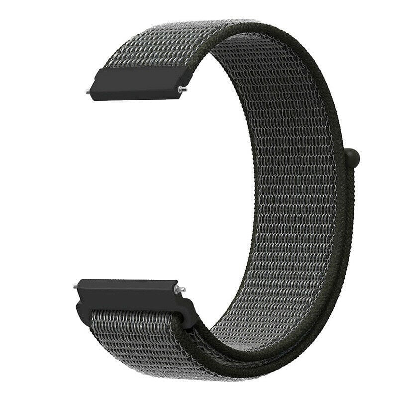 Nylon Strap, green, without a watch, 3/4 front view
