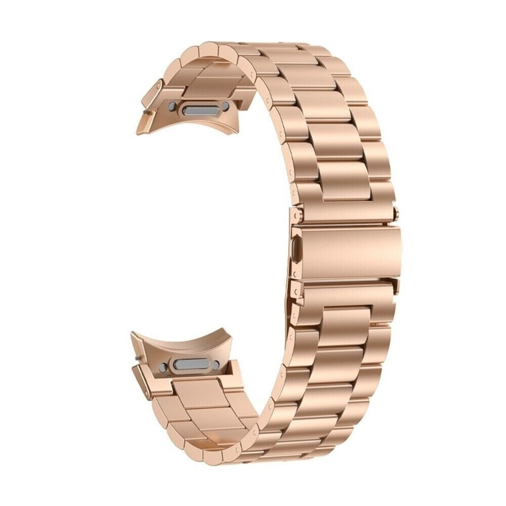 Steel Strap 'One Push', rose gold, without a watch, 3/4 front view