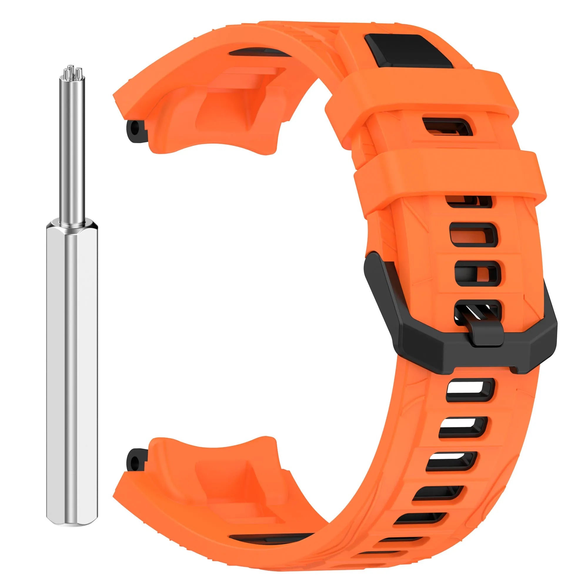 Amazfit T-Rex 3 Silikon-Sportarmband (Orange/Schwarz)