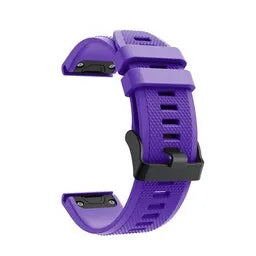 Silicone Strap, purple, without a watch, 3/4 front view