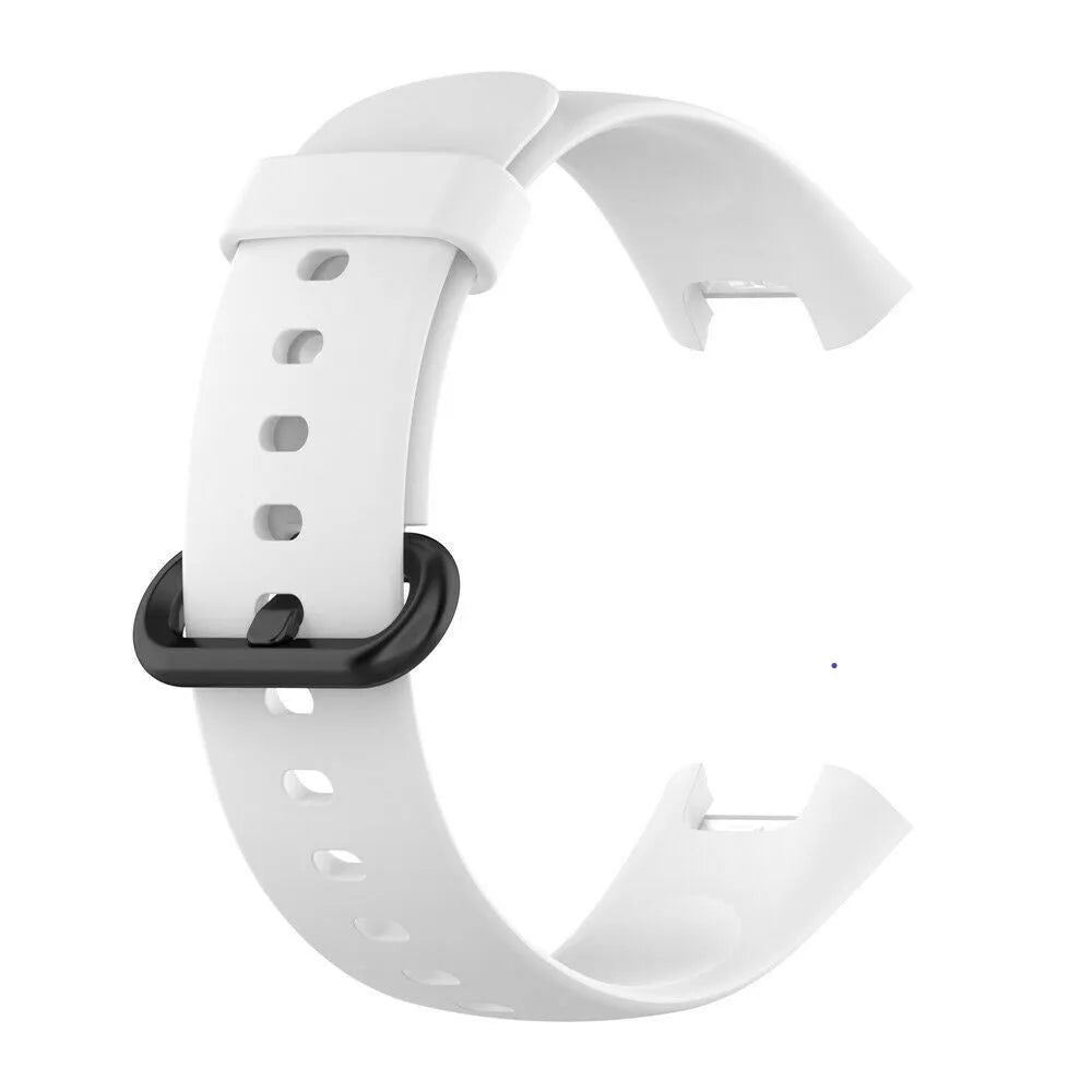 Silicone Strap, white, without a watch, 3/4 front view