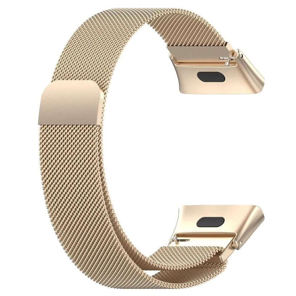 Milanese Strap, champagne, without a watch, 3/4 front view