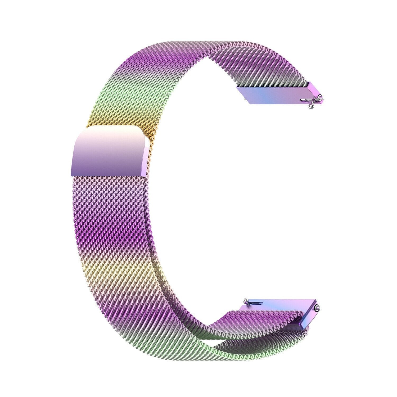Milanese Strap, rainbow, without a watch, 3/4 front view