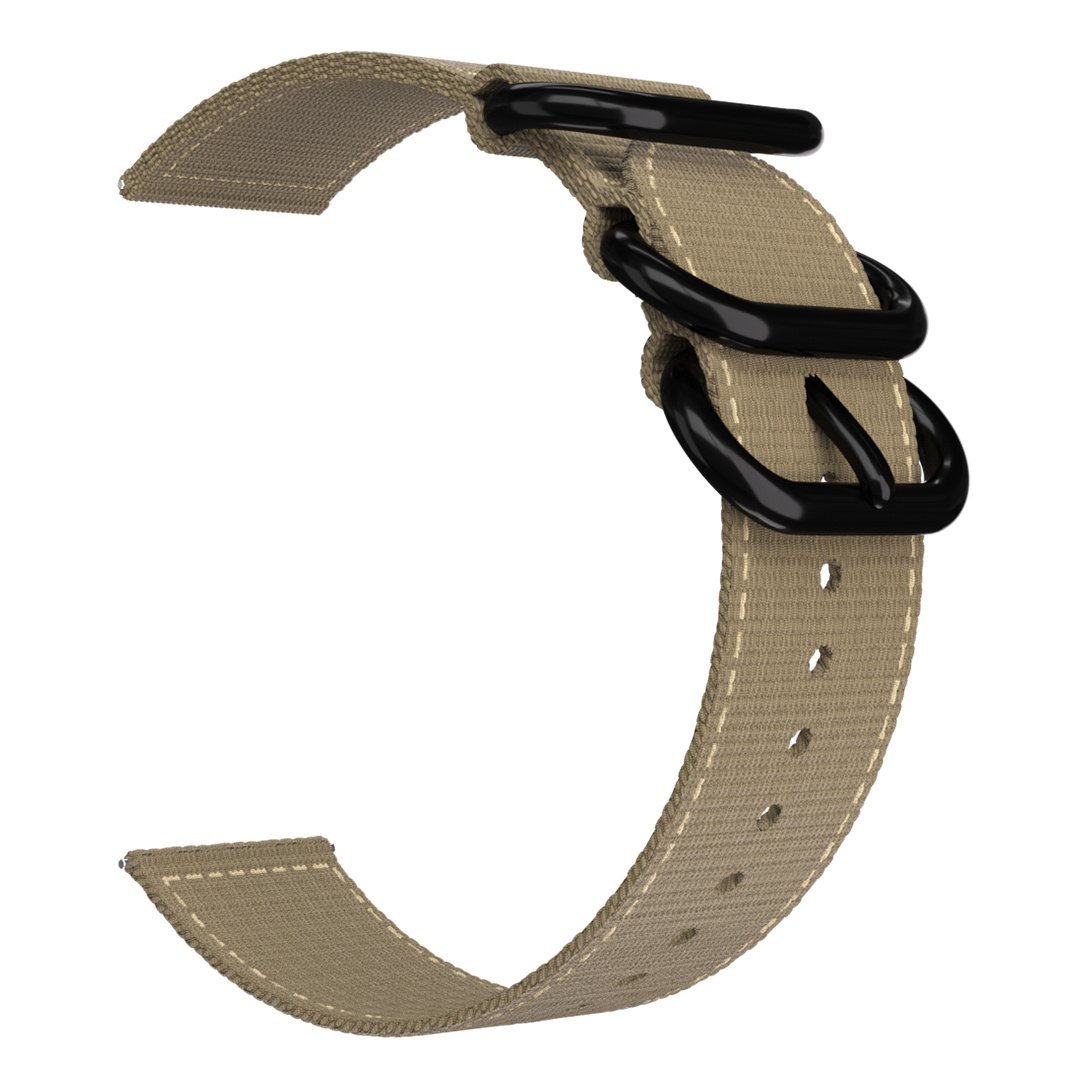 Samsung Galaxy Watch 4 - 40mm Nylon Schnallenarmband (Khaki)