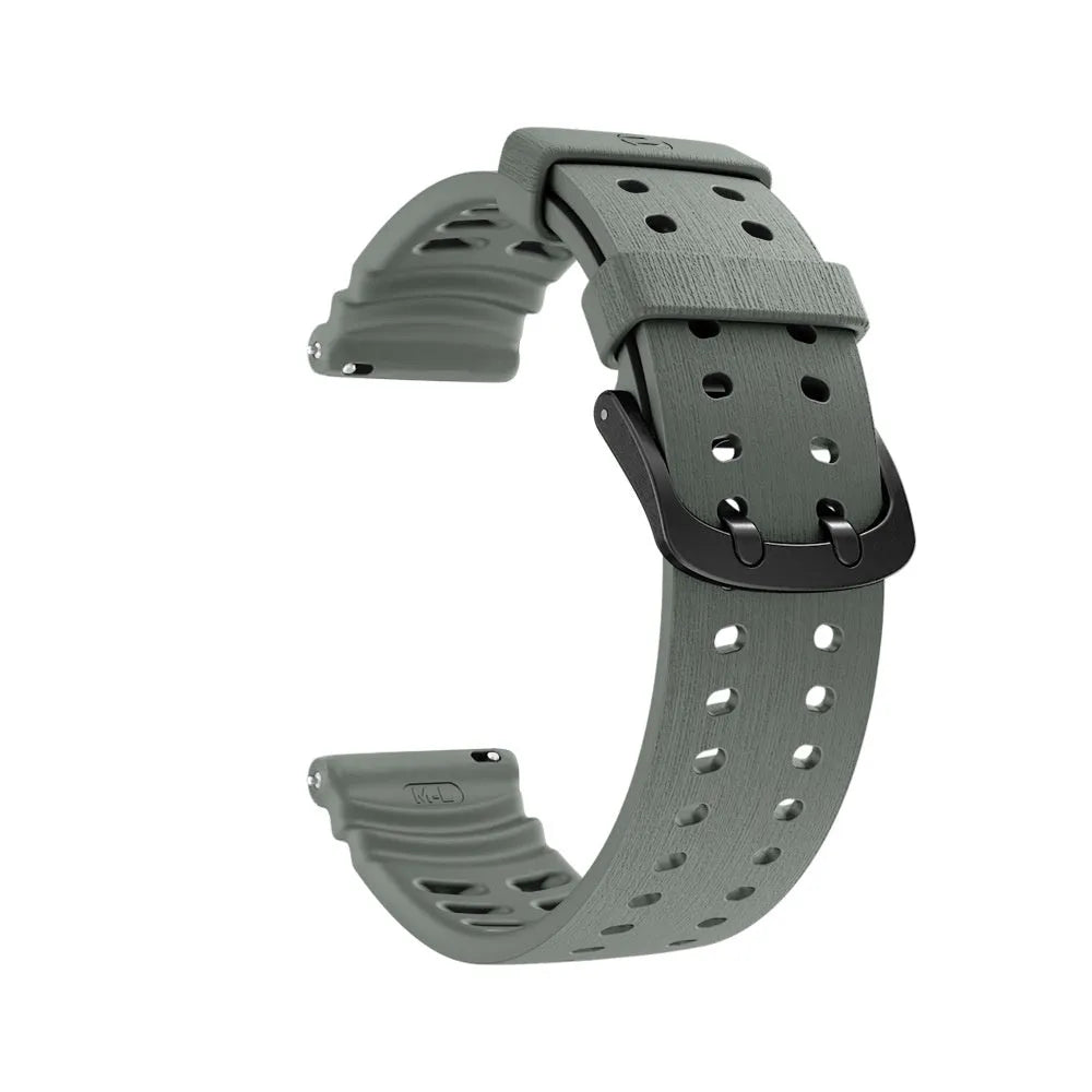 Polar Grit X2 Pro Gebürstetes Silikonarmband (Dunkel Grau)