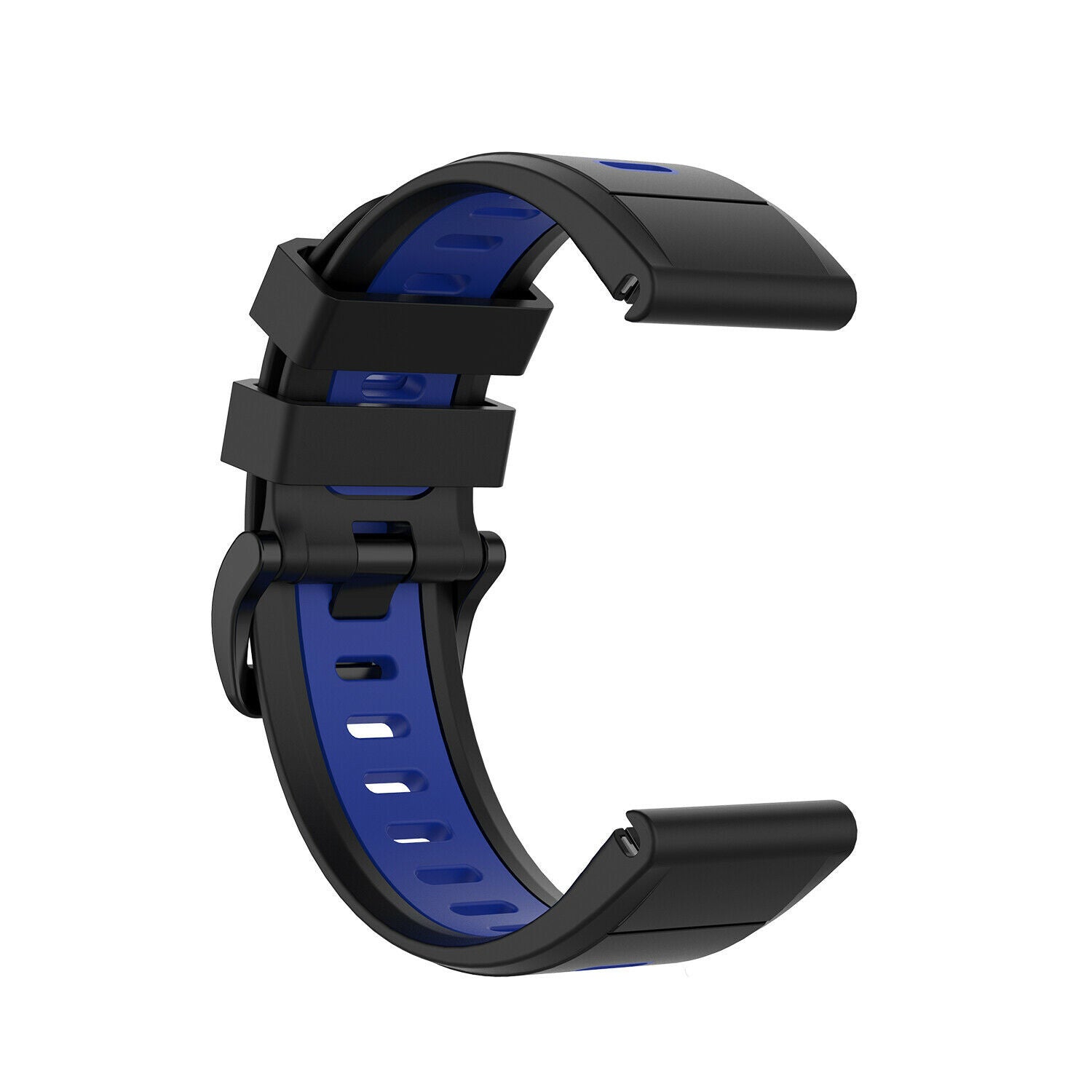 Garmin Fenix 8 Pro - 51mm Sport Armband mit Schnalle (Schwarz/Blau)