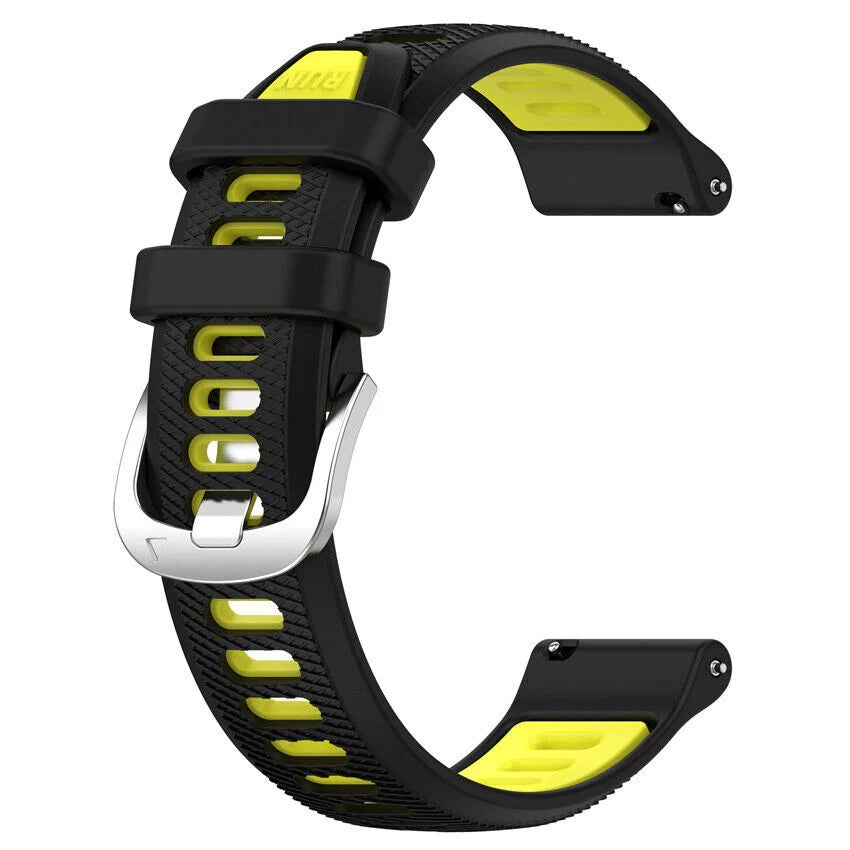Garmin Vivoactive 6 Schnalle Sport Amrband (Schwarz/Gelb)