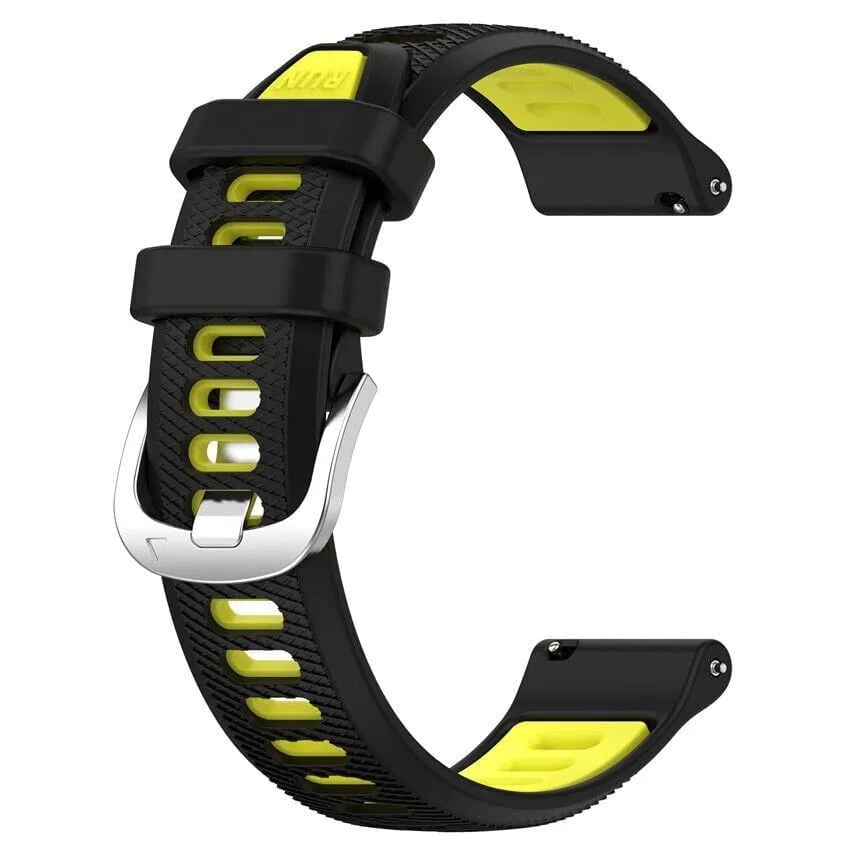 Coros Apex 42mm Sport Strap With Buckle (Black/Yellow)