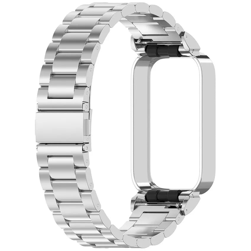 Xiaomi Smart Band 9 Active Stahlarmband (Silber)