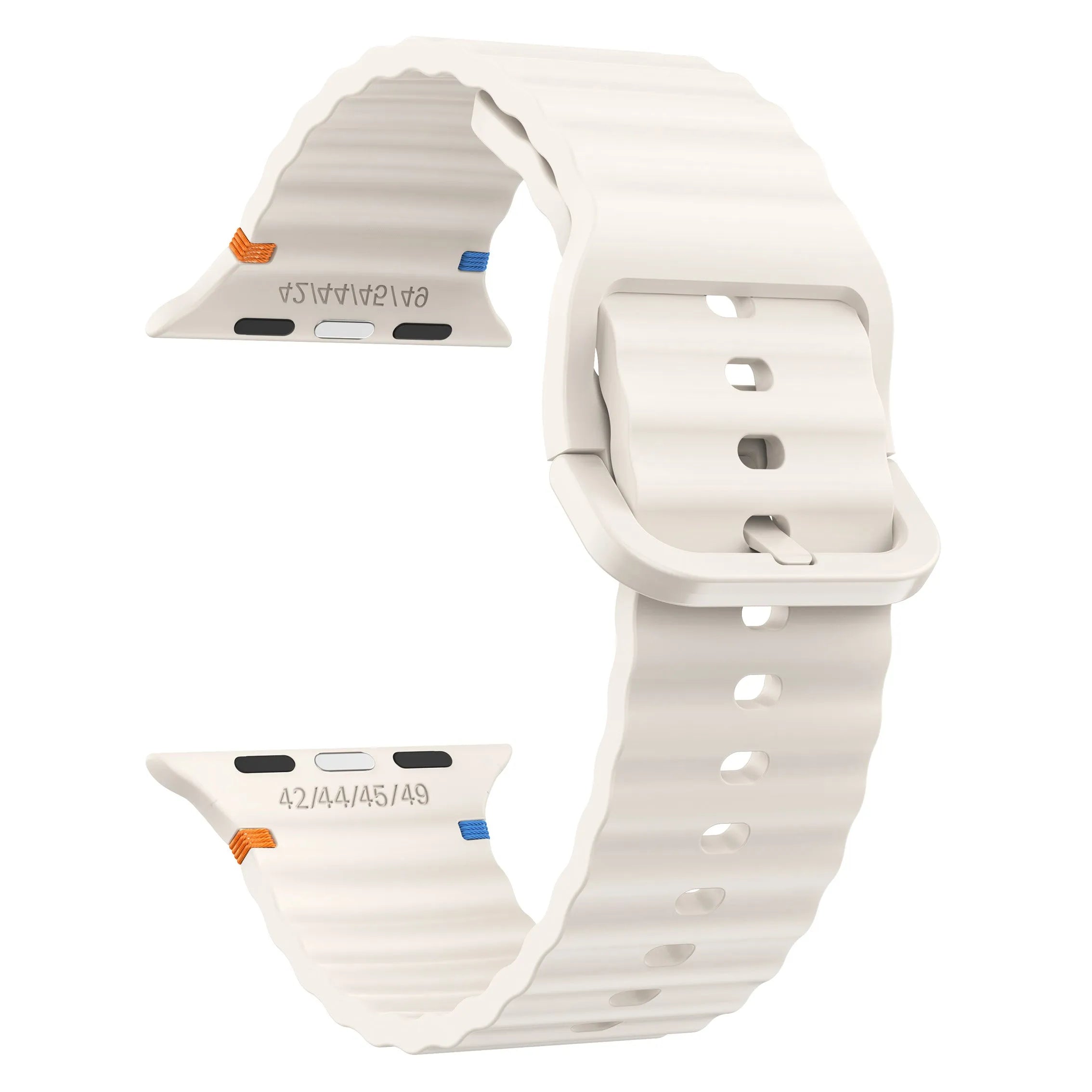 Apple Watch Wave Silikonarmband (Polarstern)