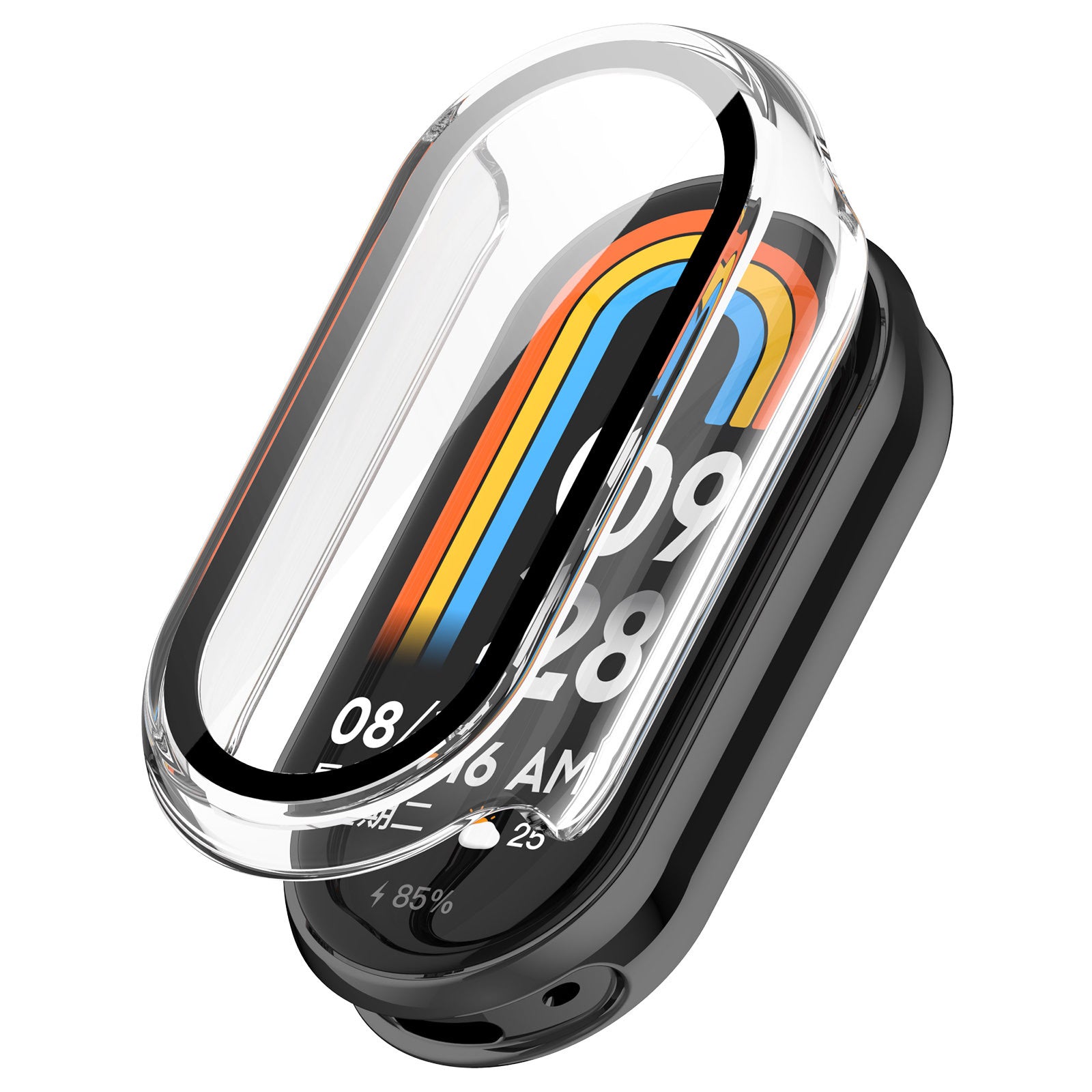 Xiaomi Smart Band 10 Hard Case with Glass (Transparent)