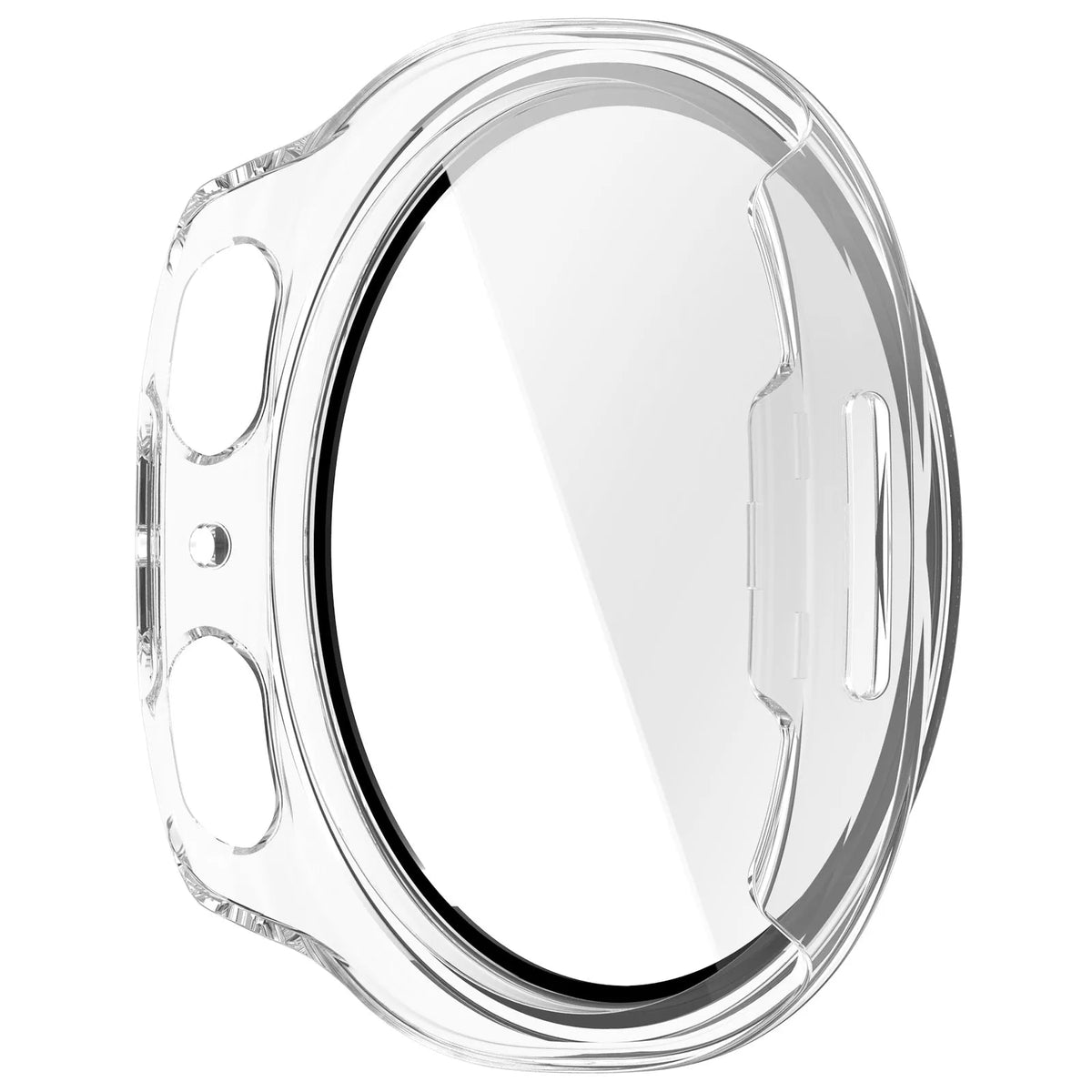 Samsung Galaxy Watch 8 - 40mm / 9 - 40mm Hard Case with Glass (Transparent)