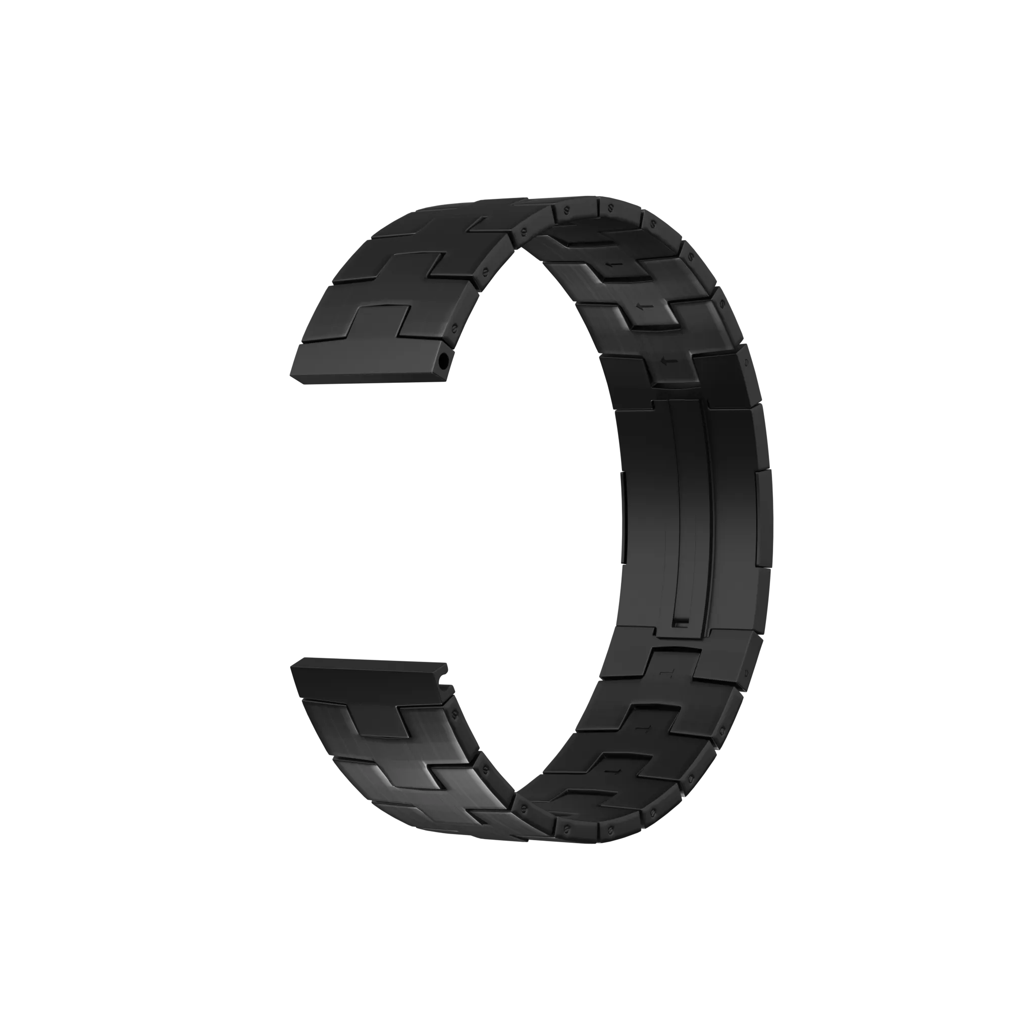 Oppo Watch X2 Gebürstetes Titanarmband (flacher Verschluss) (Graphit)