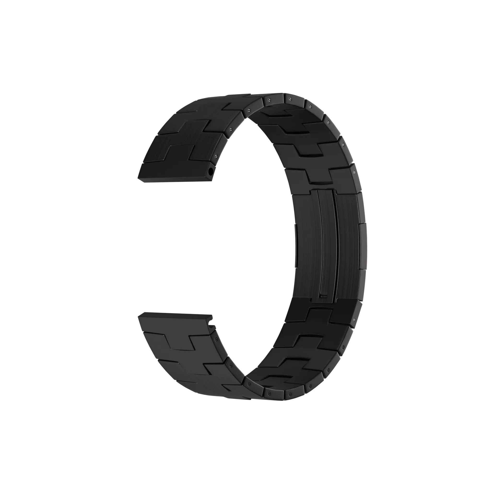 Huawei Watch 5 - 46mm Titanium Grain Strap (Flat Buckle) (Black)