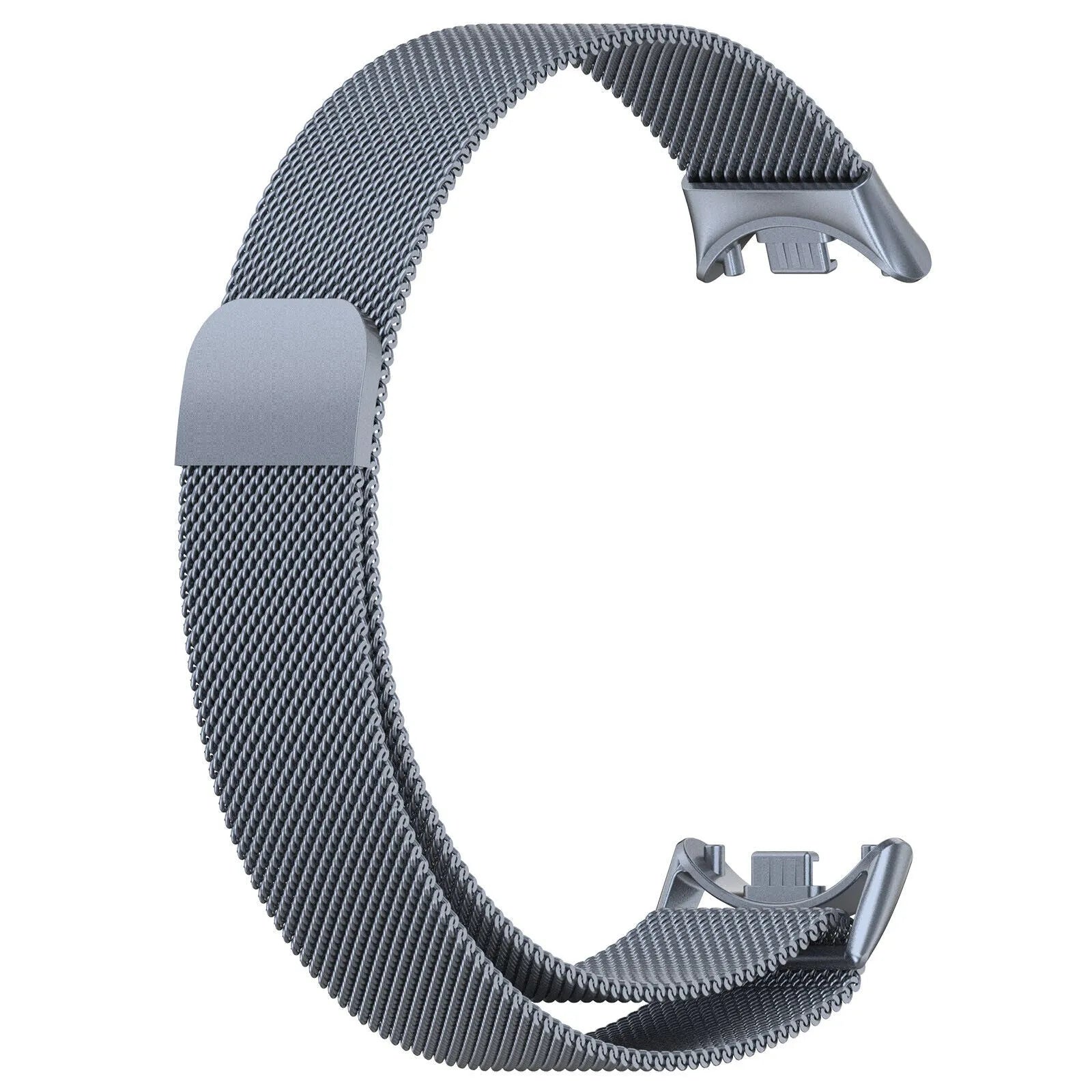 Milanese Strap, space grey, without a watch, 3/4 front view
