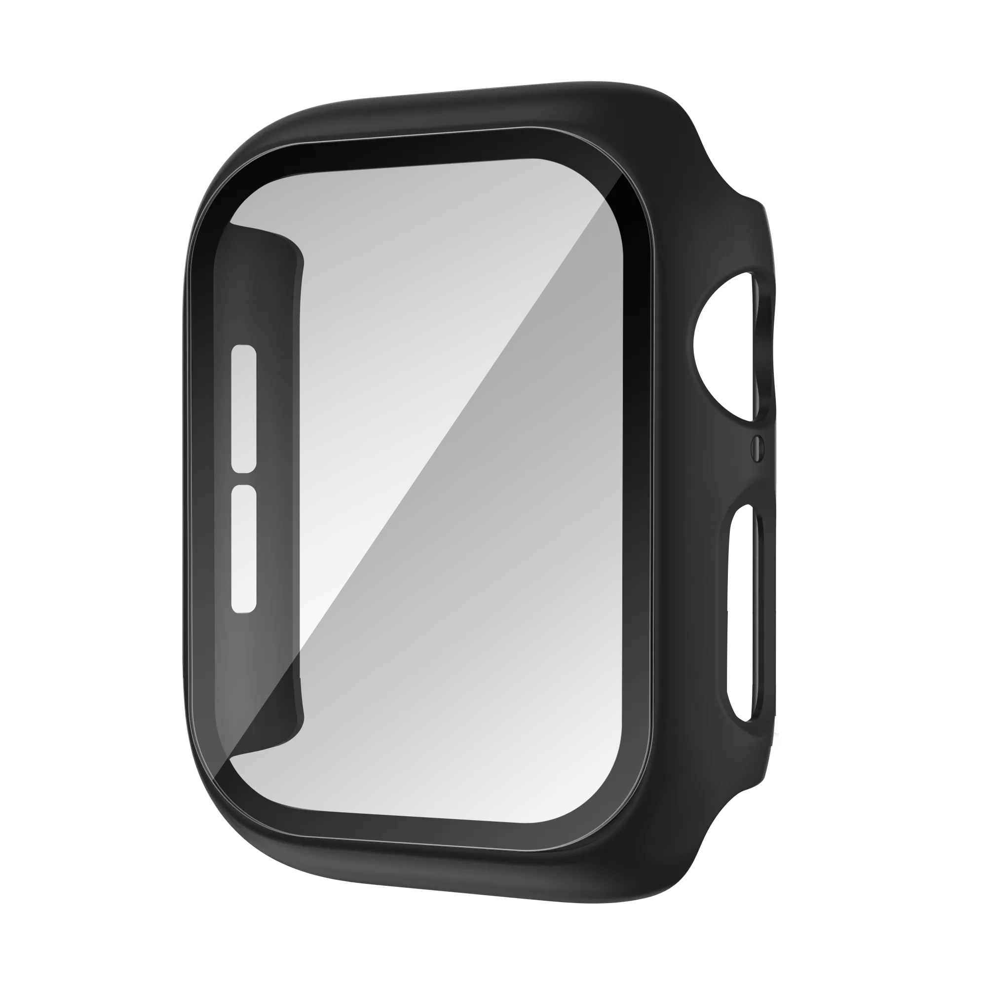 Bandz Apple Watch 10 & 11 PC-Gehäuse mit Glass (Schwarz)