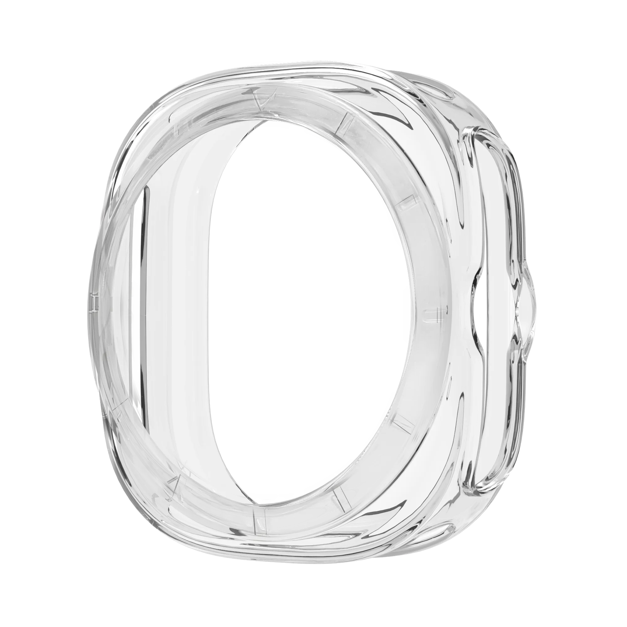 Bandz Samsung Galaxy Watch Ultra galvanisiertes TPU-Gehäuse (Transparent)