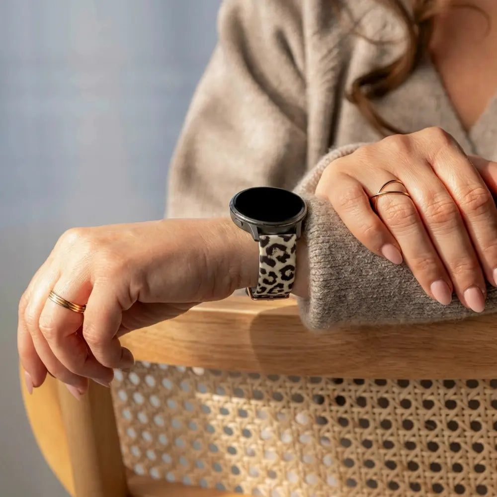 Bandz Garmin Approach S50 Silikonarmband 'Lucky Leopard'