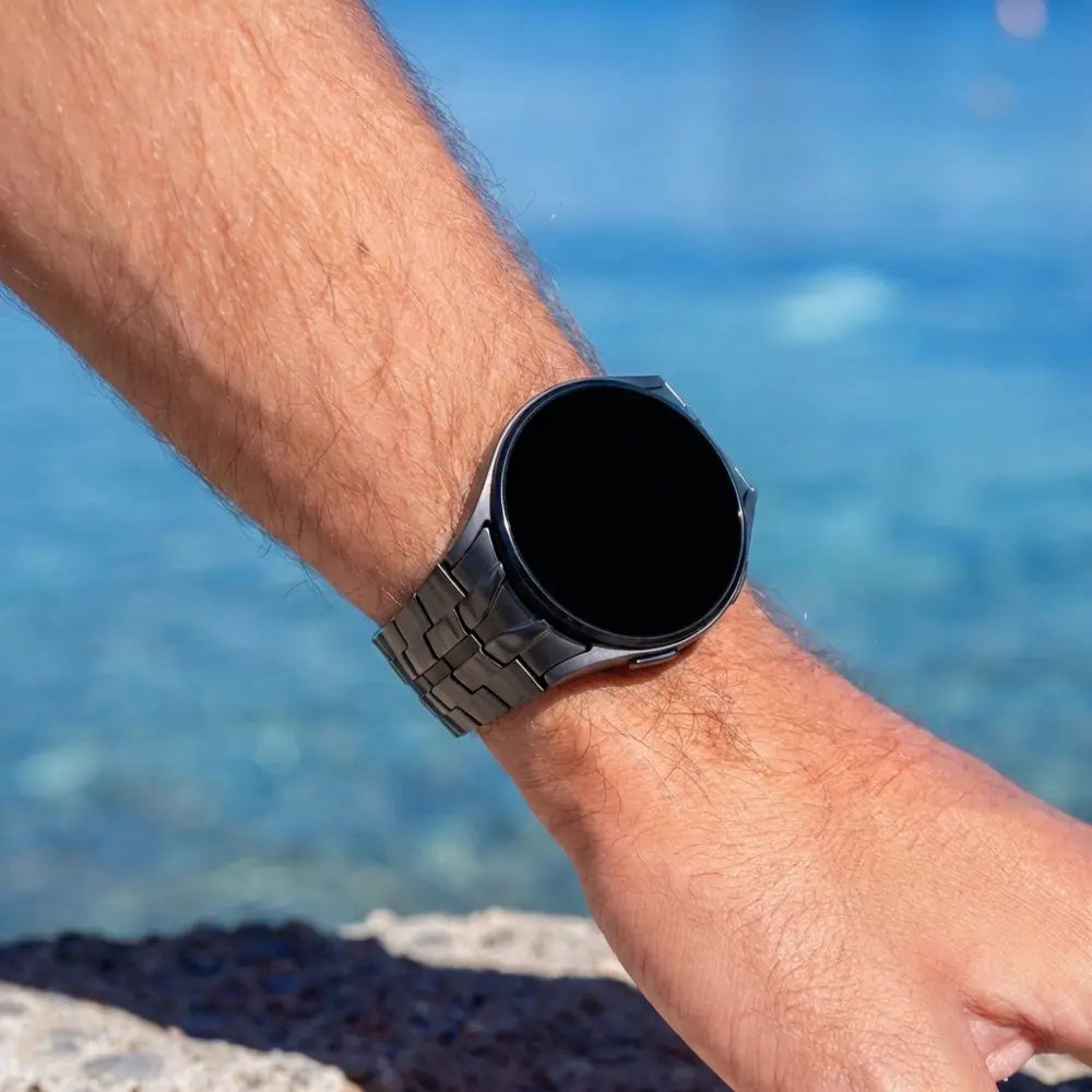 Bandz Samsung Galaxy Watch 5 Pro Stahlarmband 'Iron' (Graphit)