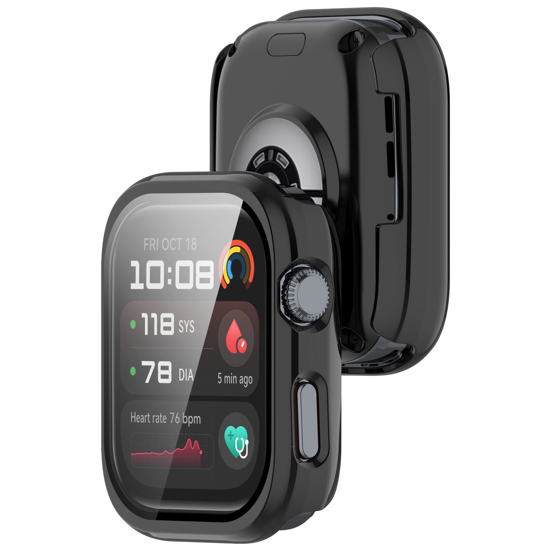 Huawei Watch D2 Hartschale mit Glass (Schwarz)