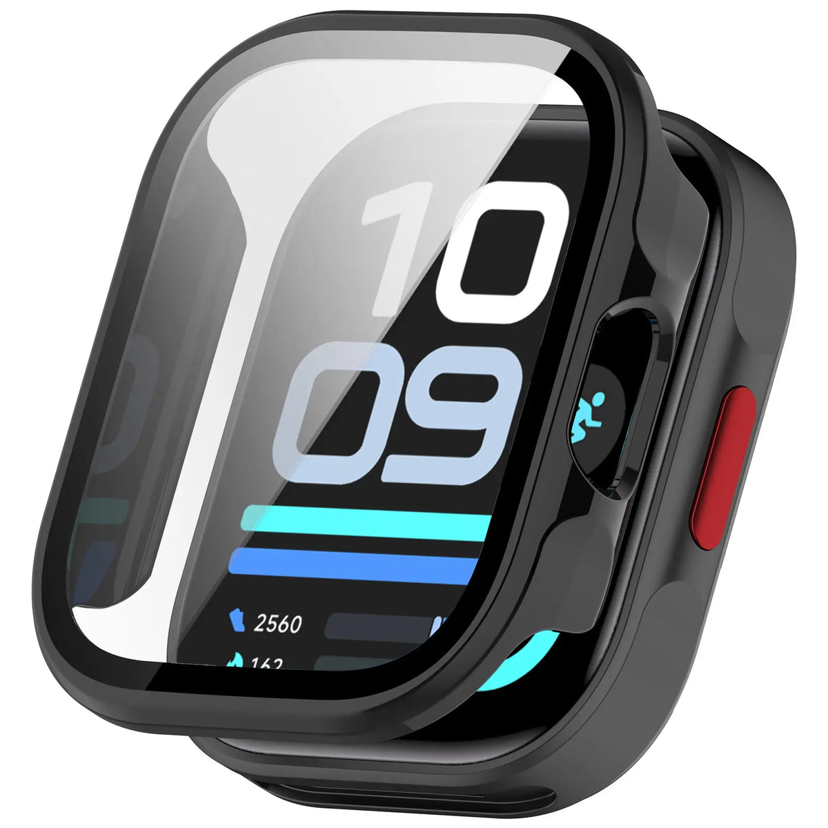 Redmi Watch 6 Lite PC Case with Glass (Black)