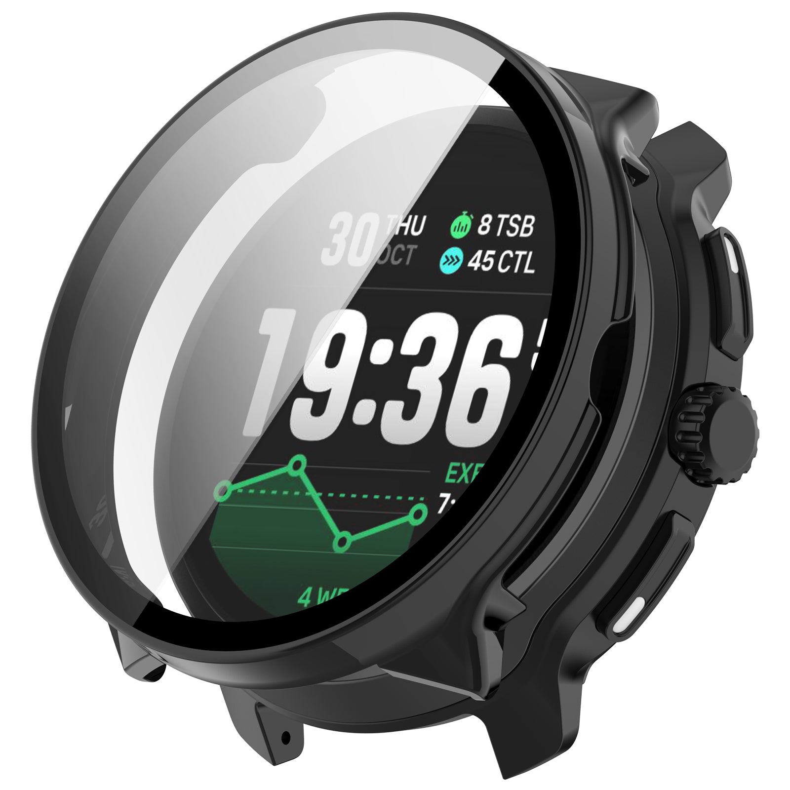 Suunto Race 2 Hardcase mit Glas (Schwarz)