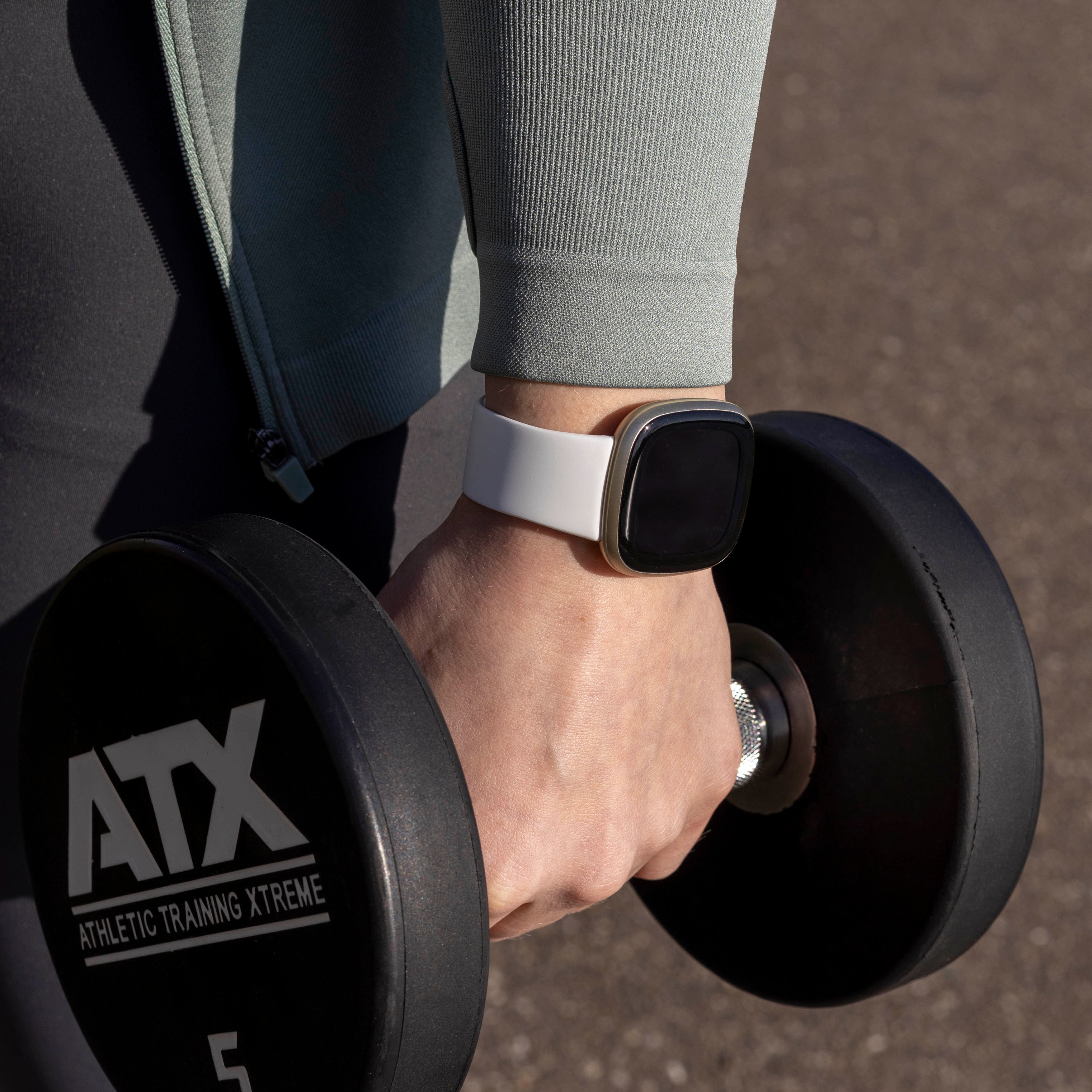 Fitbit Sense Silicone Strap Classic (White)