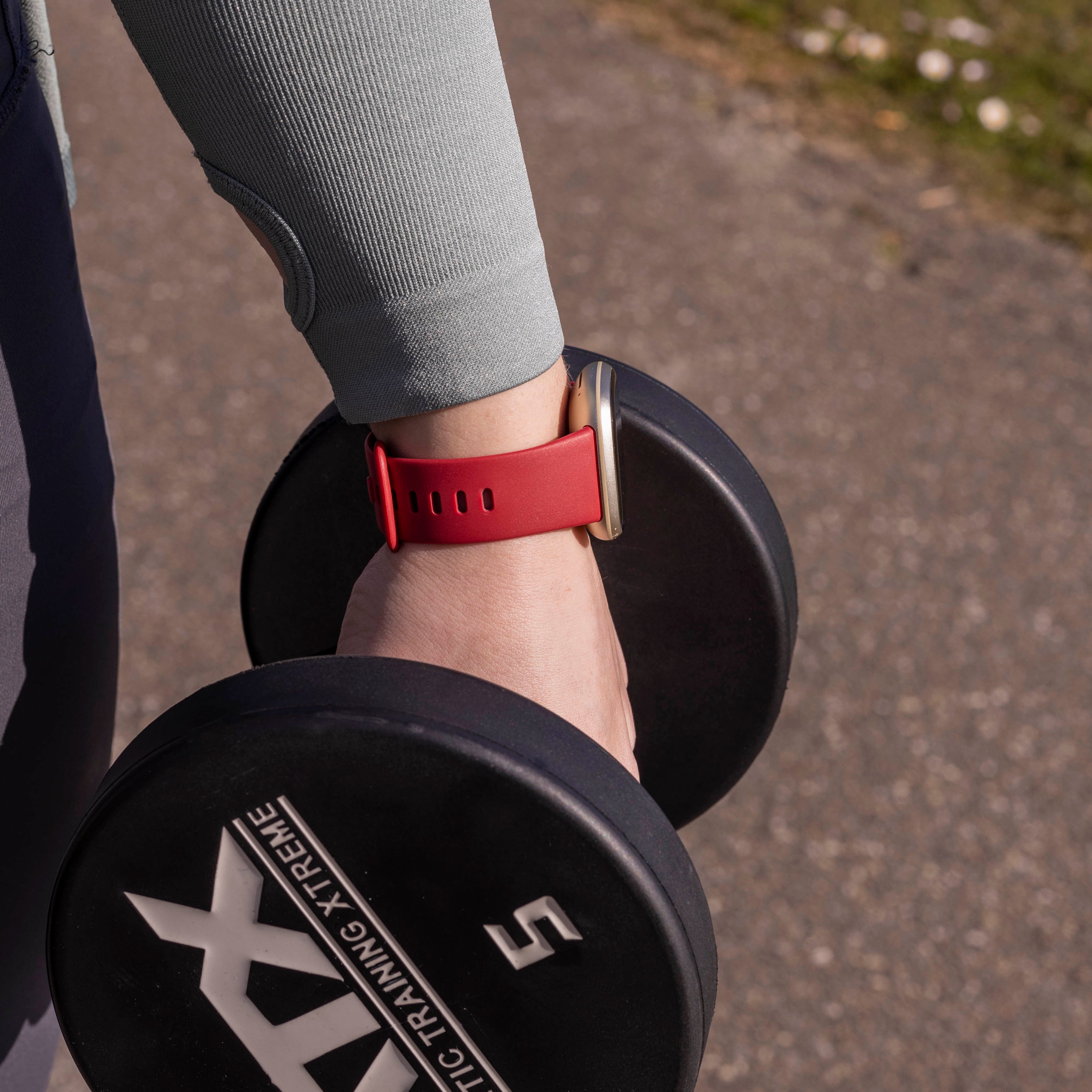 Fitbit Sense 2 Silicone Strap Classic (Wine Red)