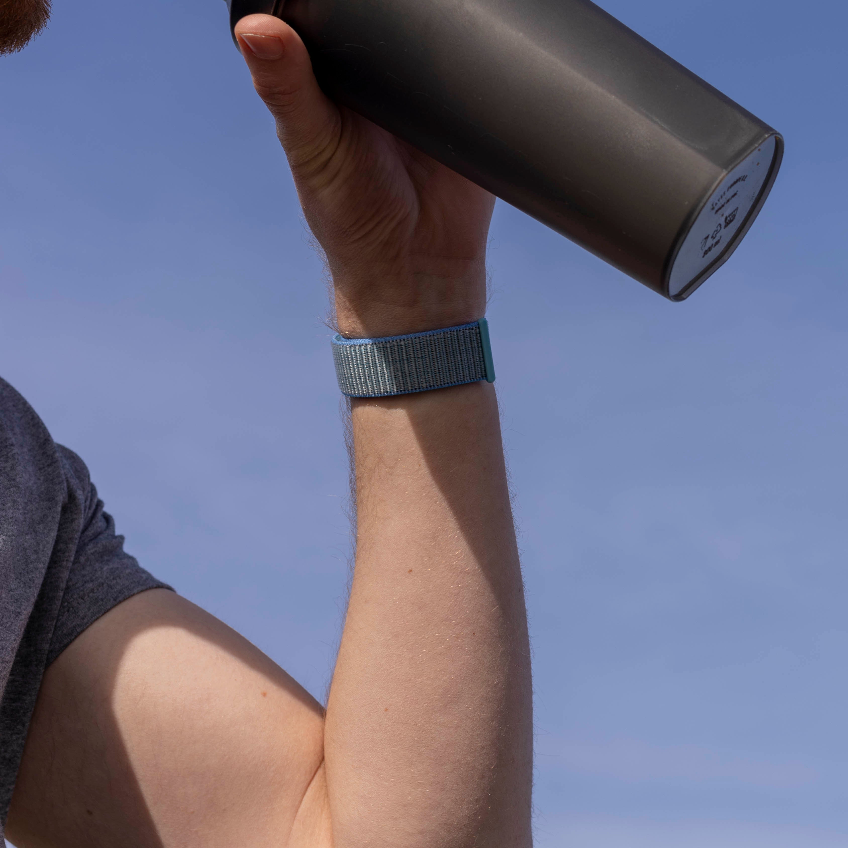 Fitbit Sense Nylon Strap (Light Blue)