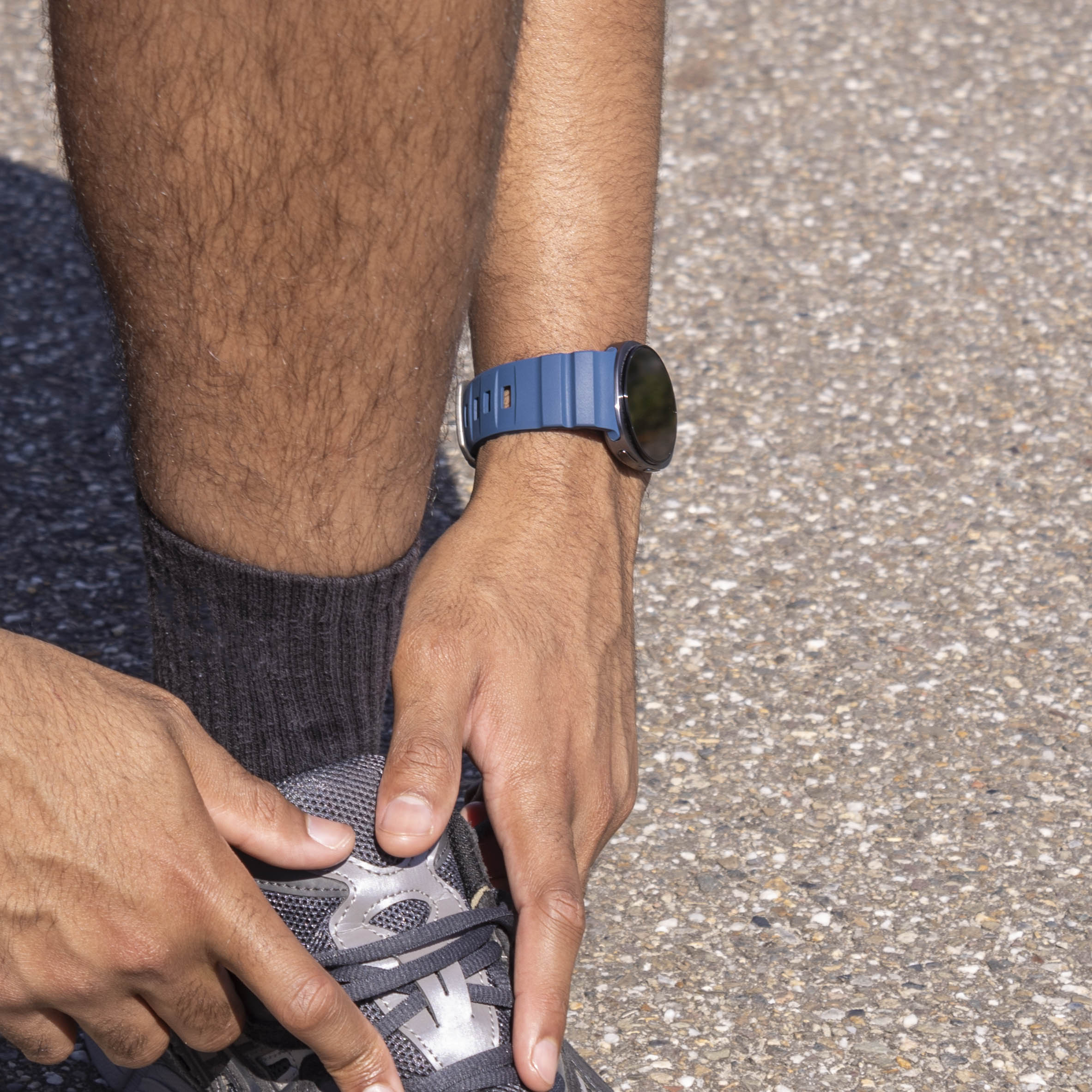 Samsung Galaxy Watch 8 - 44mm Extreme Silikonarmband (Dunkel Blau)