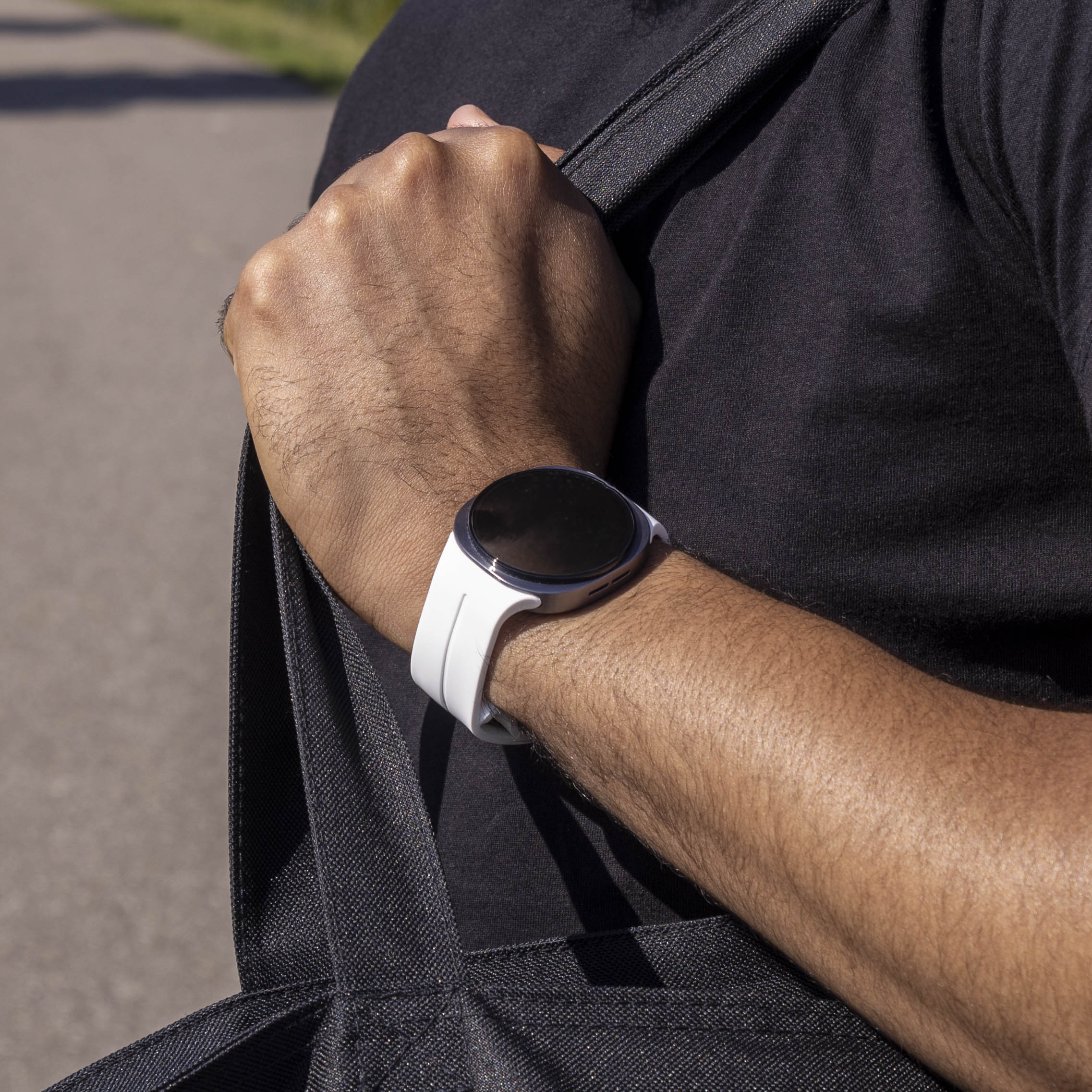 Samsung Galaxy Watch 8 - 40mm D-Schnalle Silikonarmband ( Weiß)