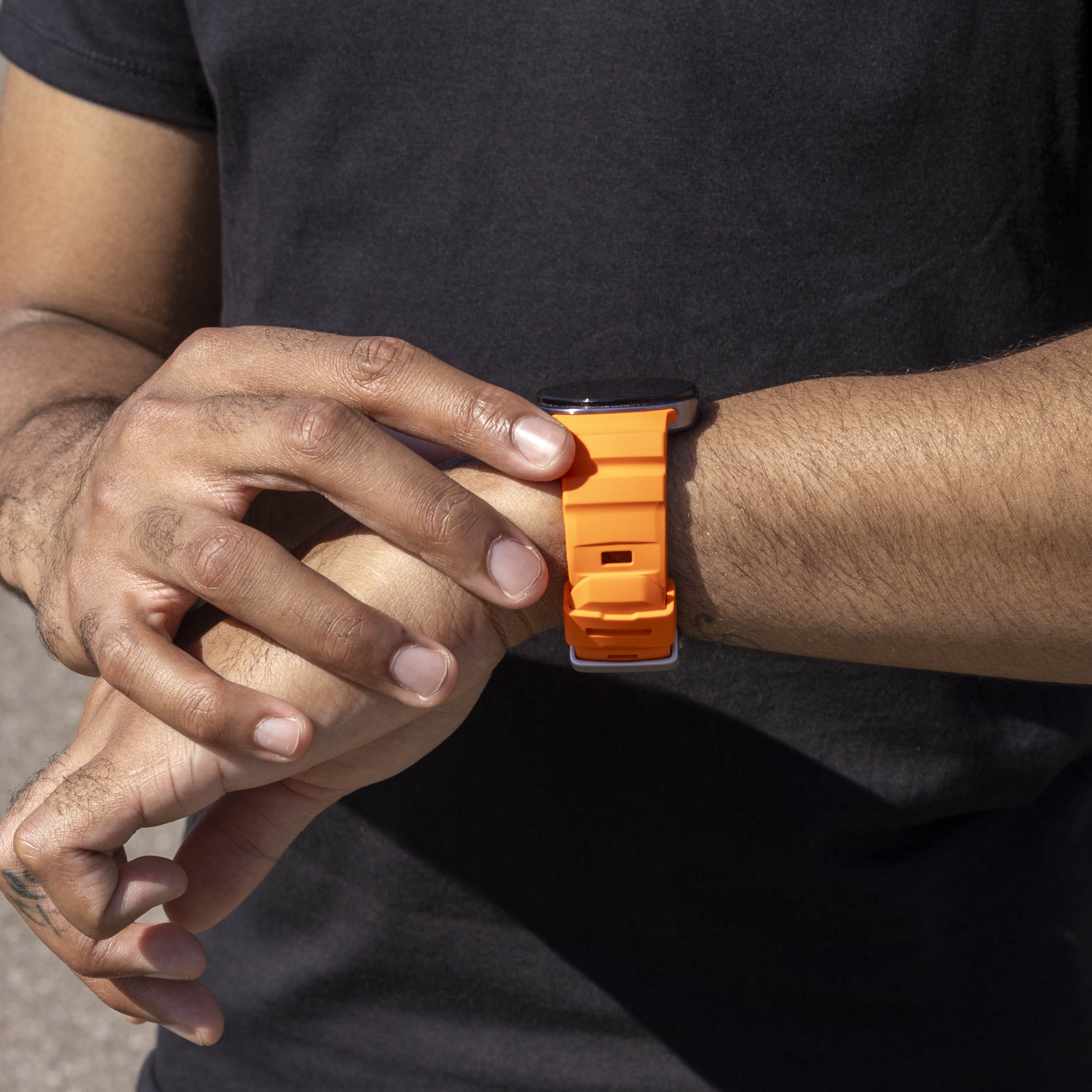 Samsung Galaxy Watch 8 - 40mm Extreme Silikonarmband (Orange)